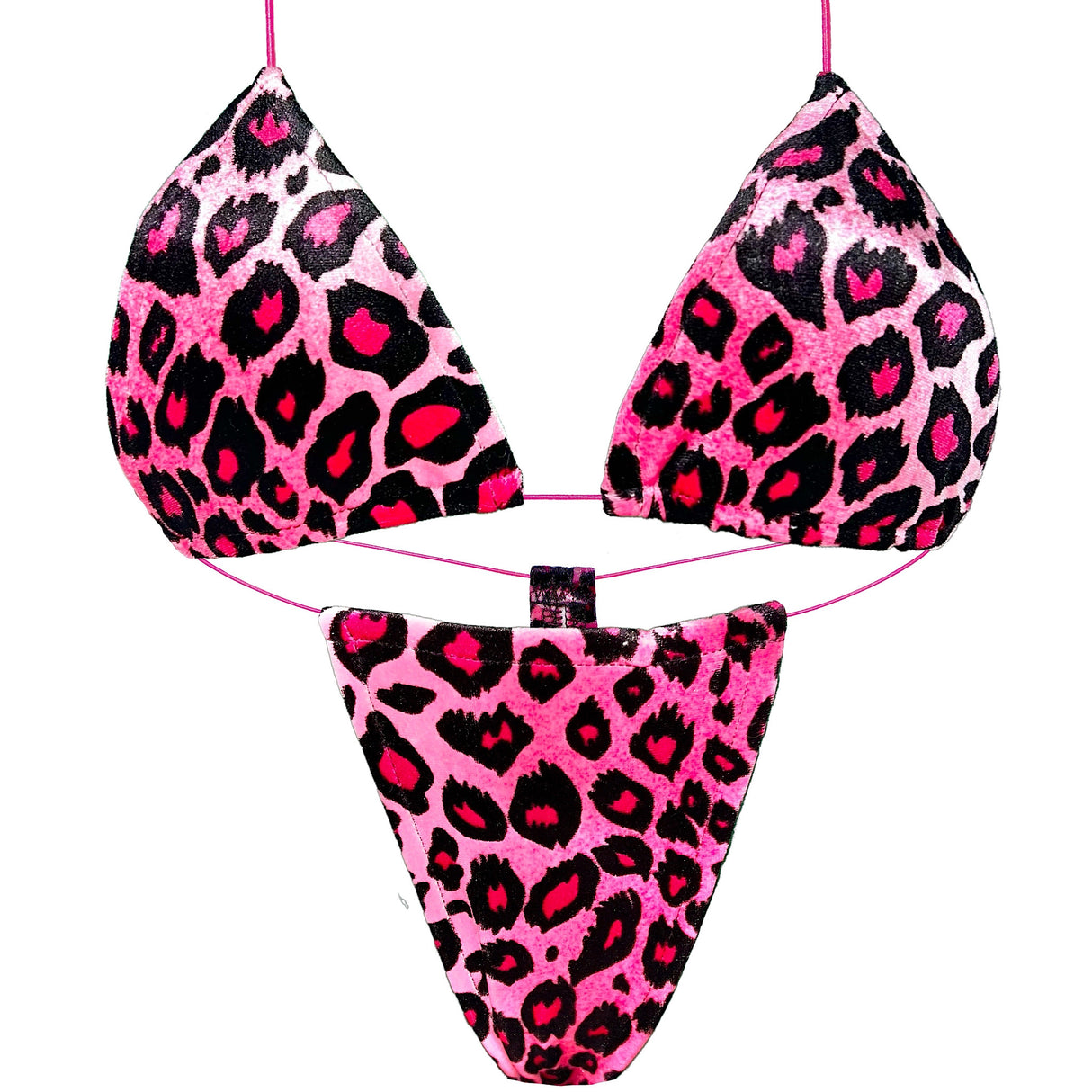 ACE Tieable Microkini: Kitten Velvet Pink