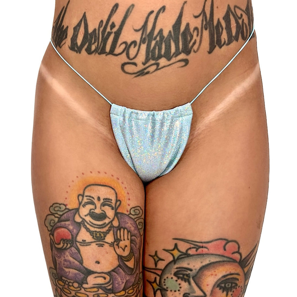 ACE Microkini Set + Heart Charm Choker: Fairy Dust Baby Blue