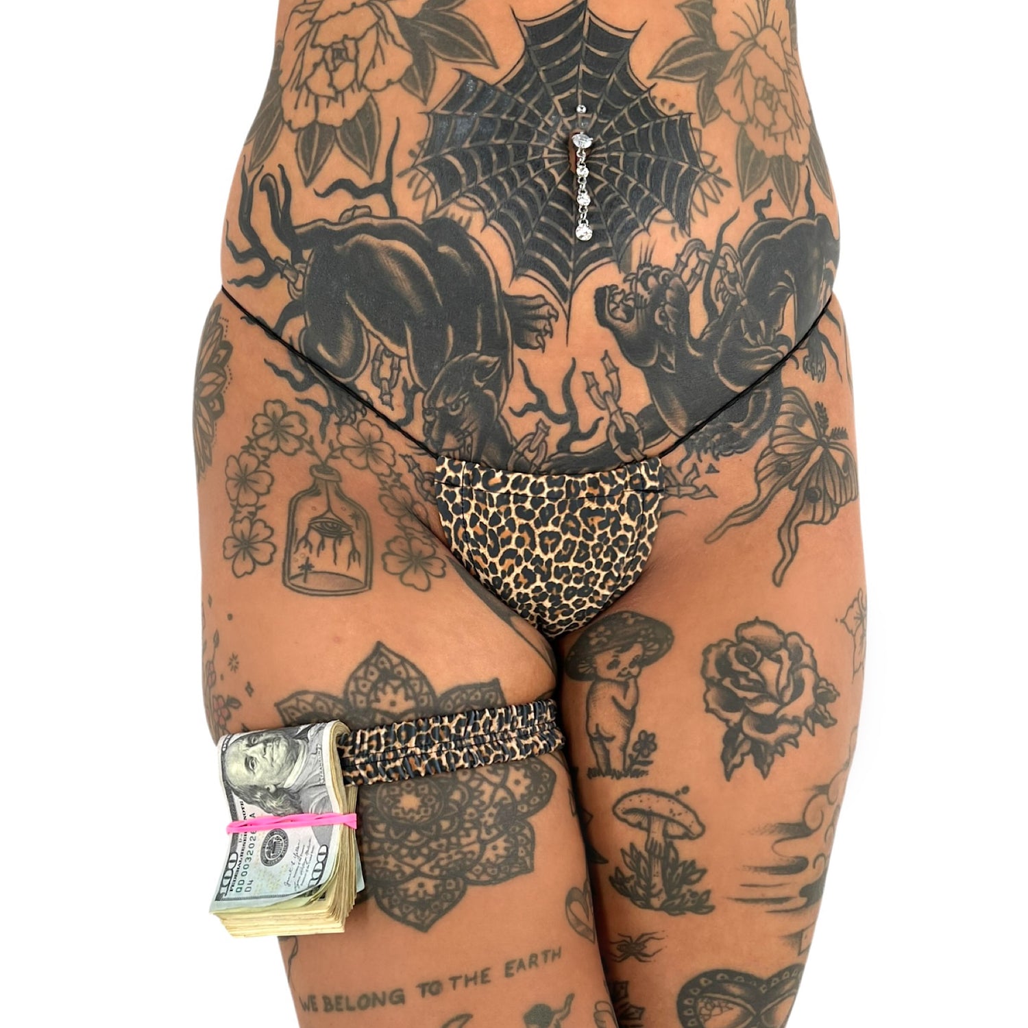 ACE Microkini Set + Classic Garter: Lil’ Panther