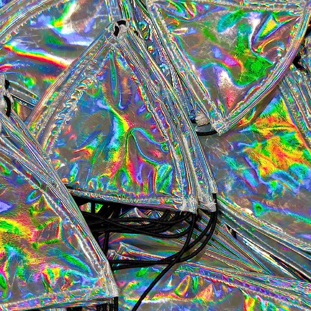 ACE Tieable Microkini: Liquid Silver