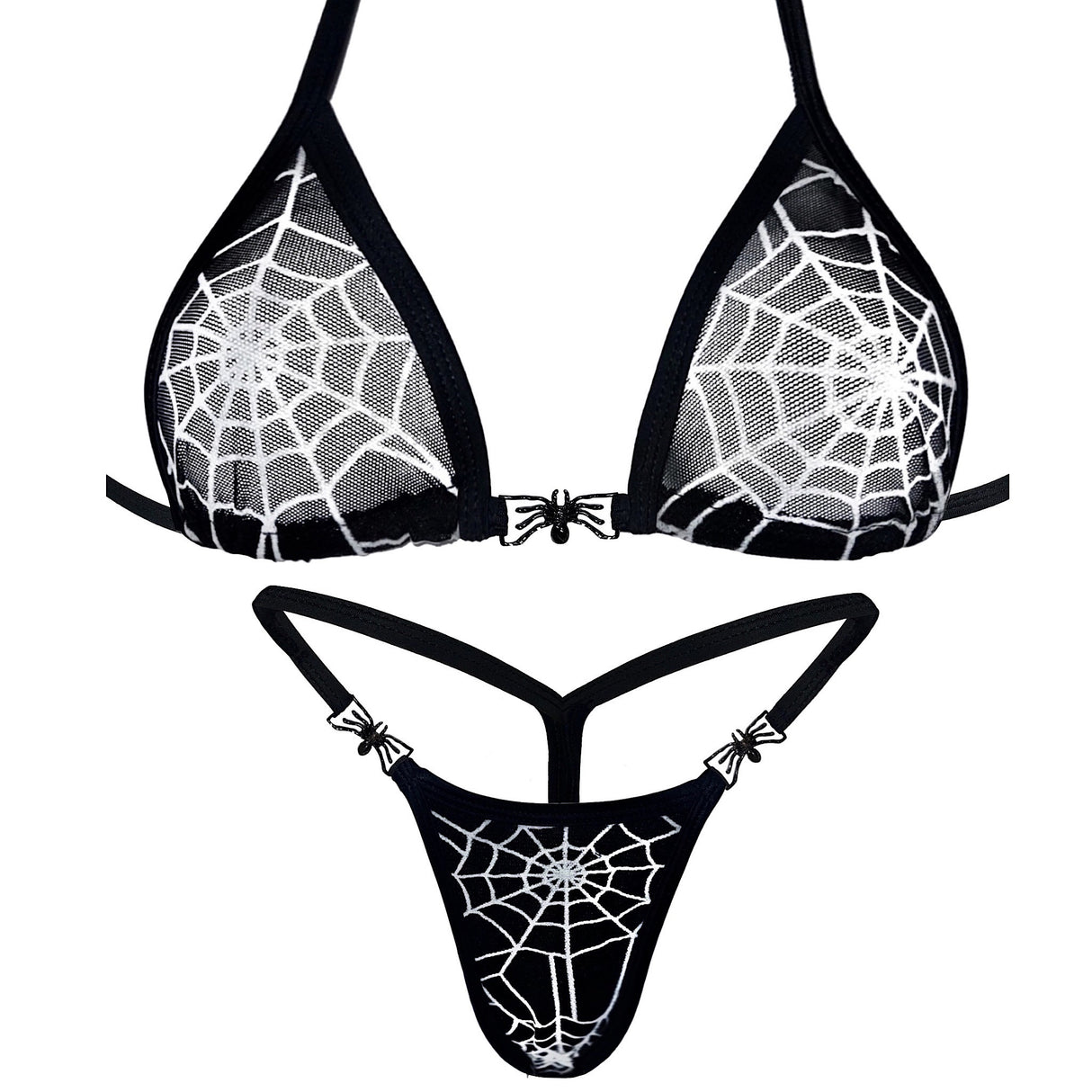 ACE Spooky 2 Piece Set: Spiderwebs Mesh