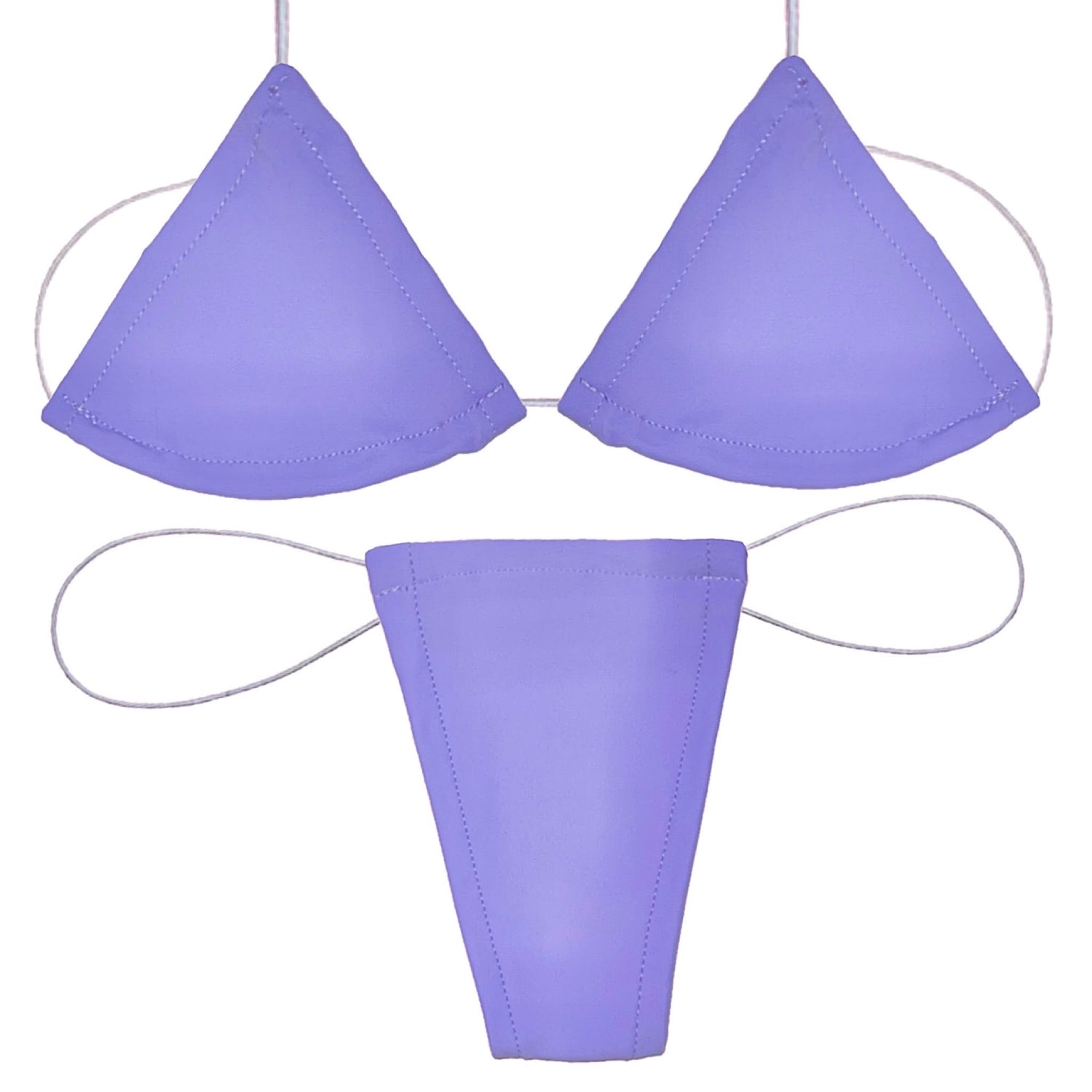 ACE Microkini Set + Heart Charm Choker: Lover Girl Lilac
