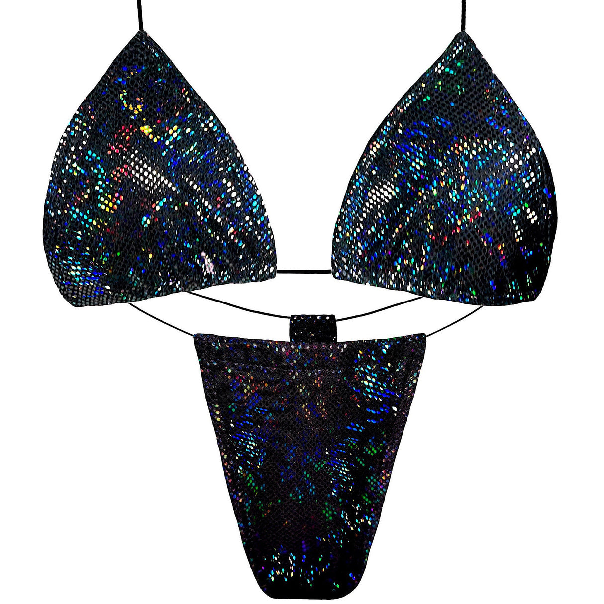 ACE Tieable Microkini + Garter: Halo Black