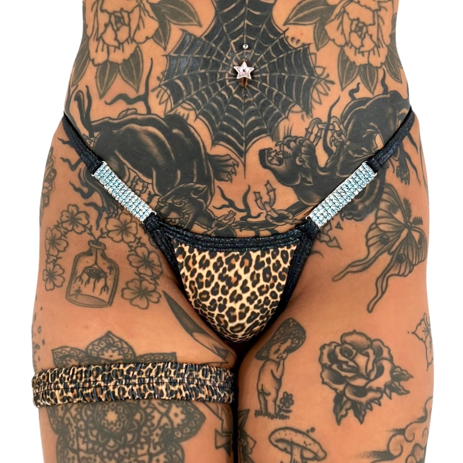 ACE 3 Piece Pretty Privilege Set w. Skirt : Lil’ Panther w. Fairy Dust Black