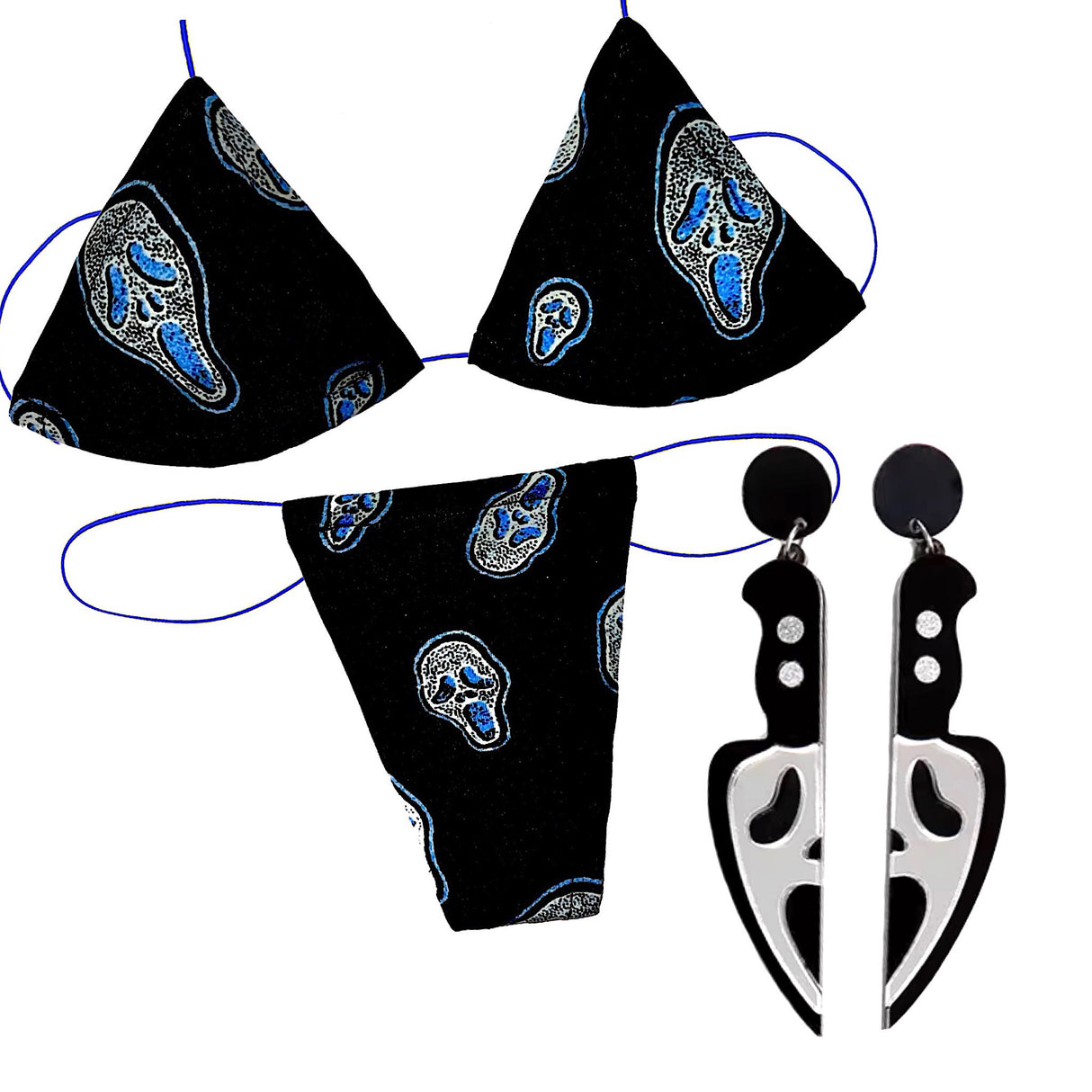 Ghostface Bundle: ACE Microkini + Earrings