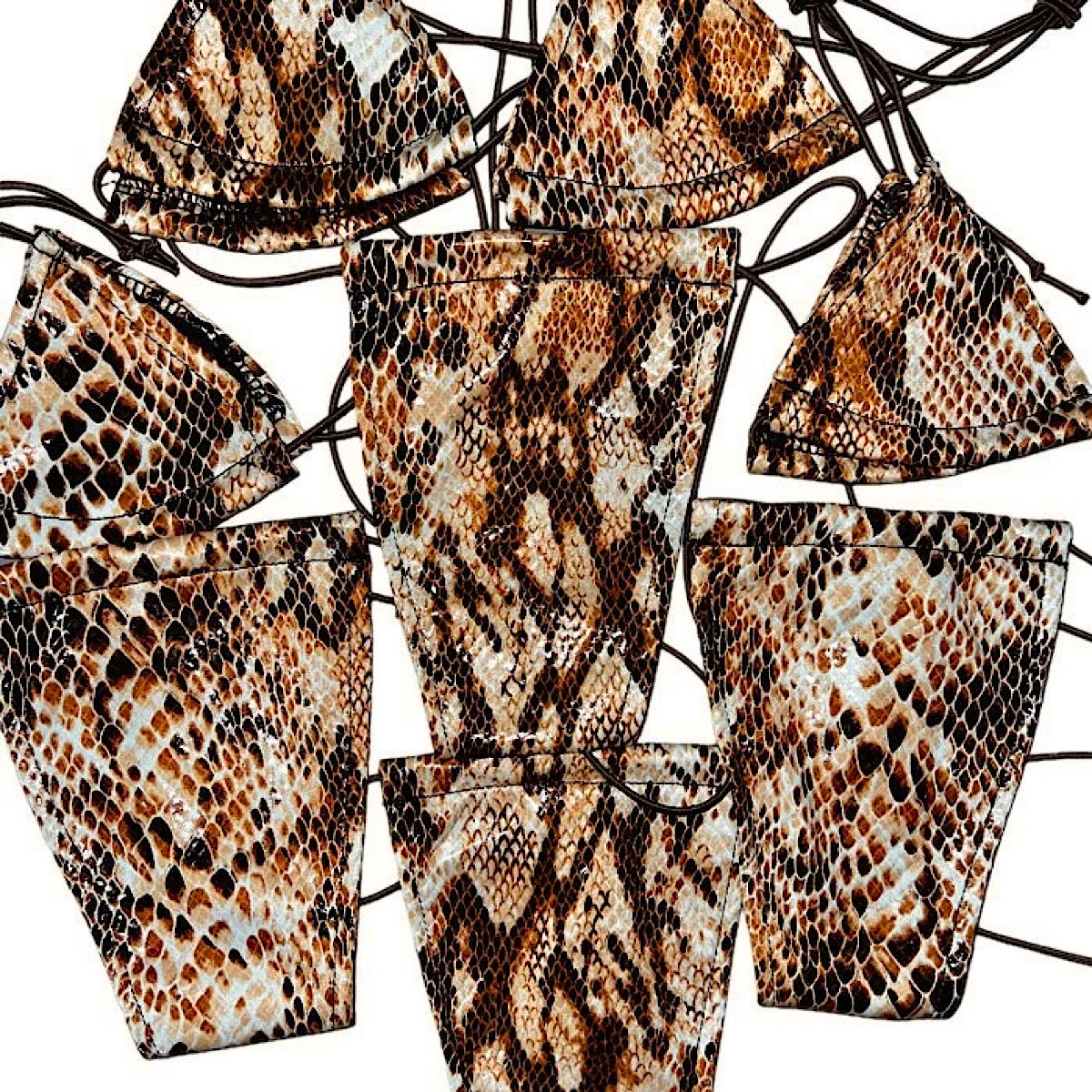 ACE Tieable Microkini: Anaconda Brown