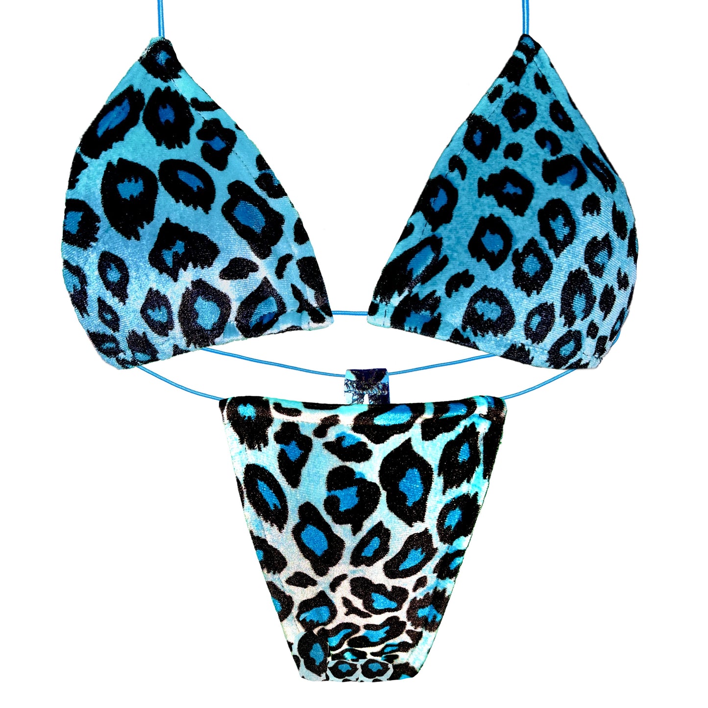 ACE Tieable Microkini: Kitten Velvet Blue