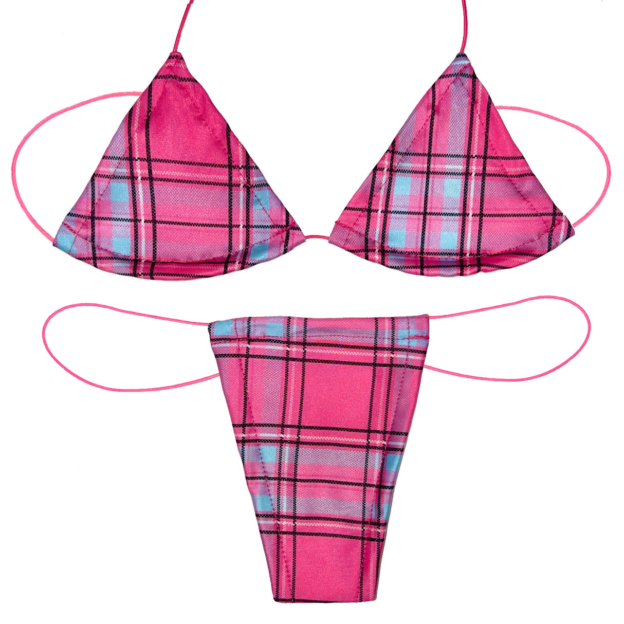 ACE Microkini Set: As If Pink Plaid