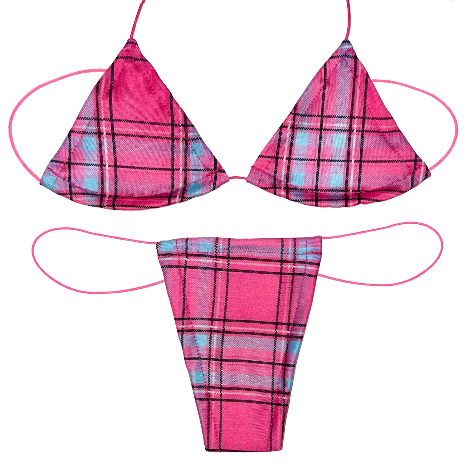 ACE Microkini Set: As If Pink Plaid