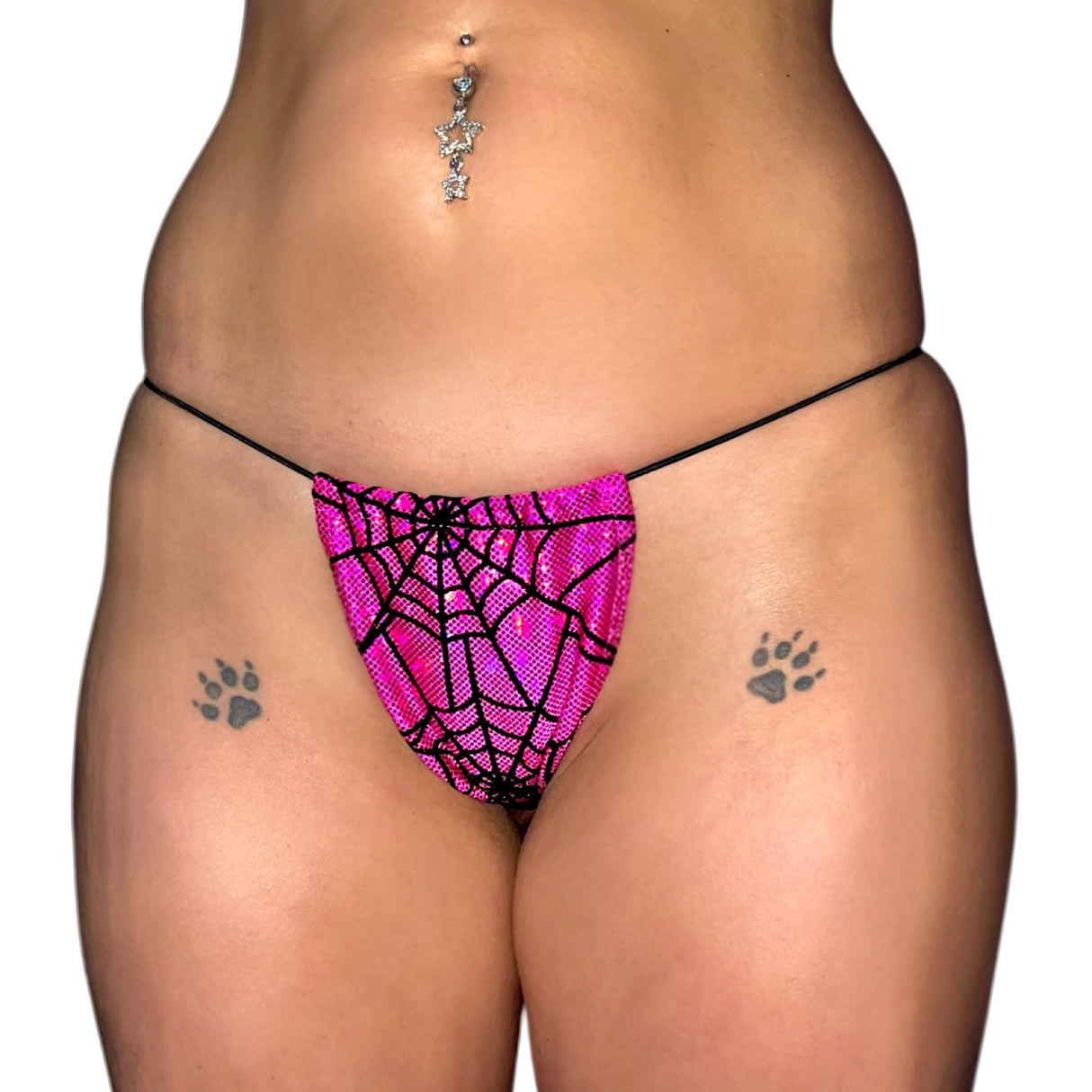 ACE Tieable Microkini: Spiderwebs Holo Pink