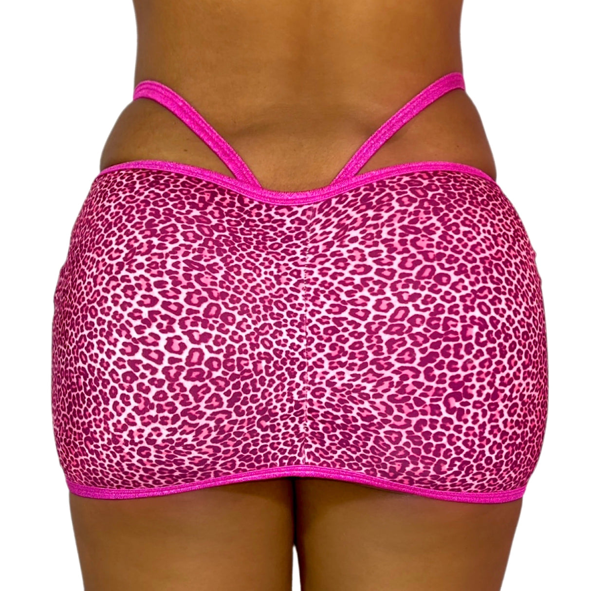 ACE Pretty Privilege Skirt: Lil’ Panther Pink w. Fairy Dust Hot Pink