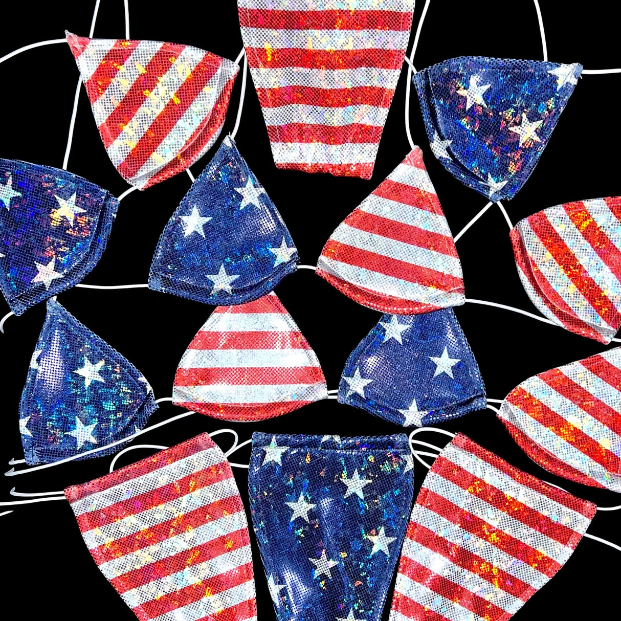 ACE Tieable Microkini: Pledge Allegiance to The Bag
