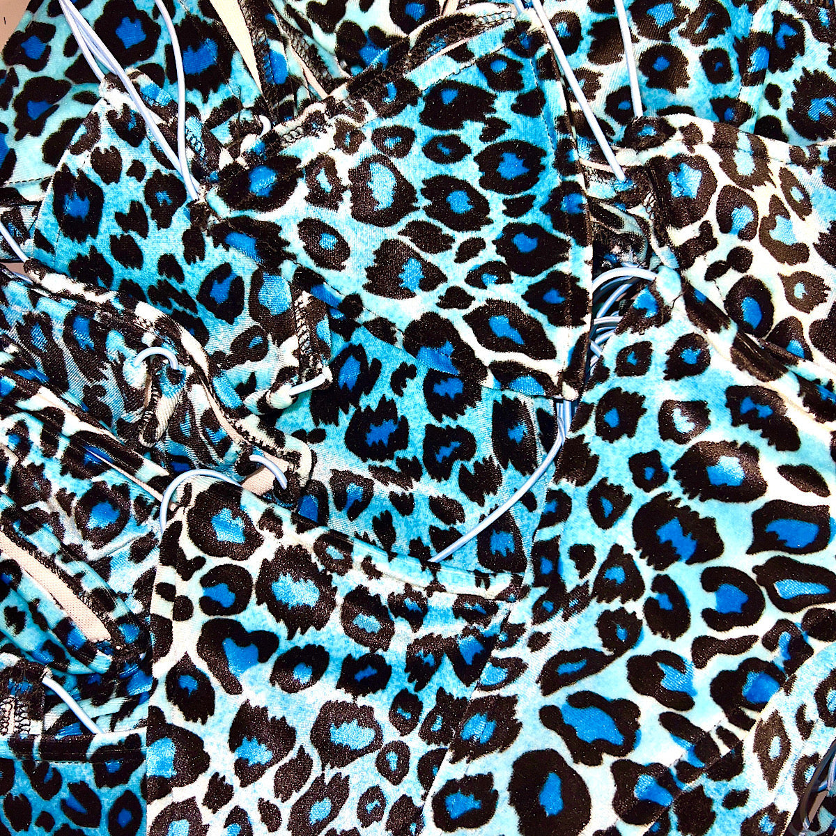 ACE Tieable Microkini: Kitten Velvet Blue