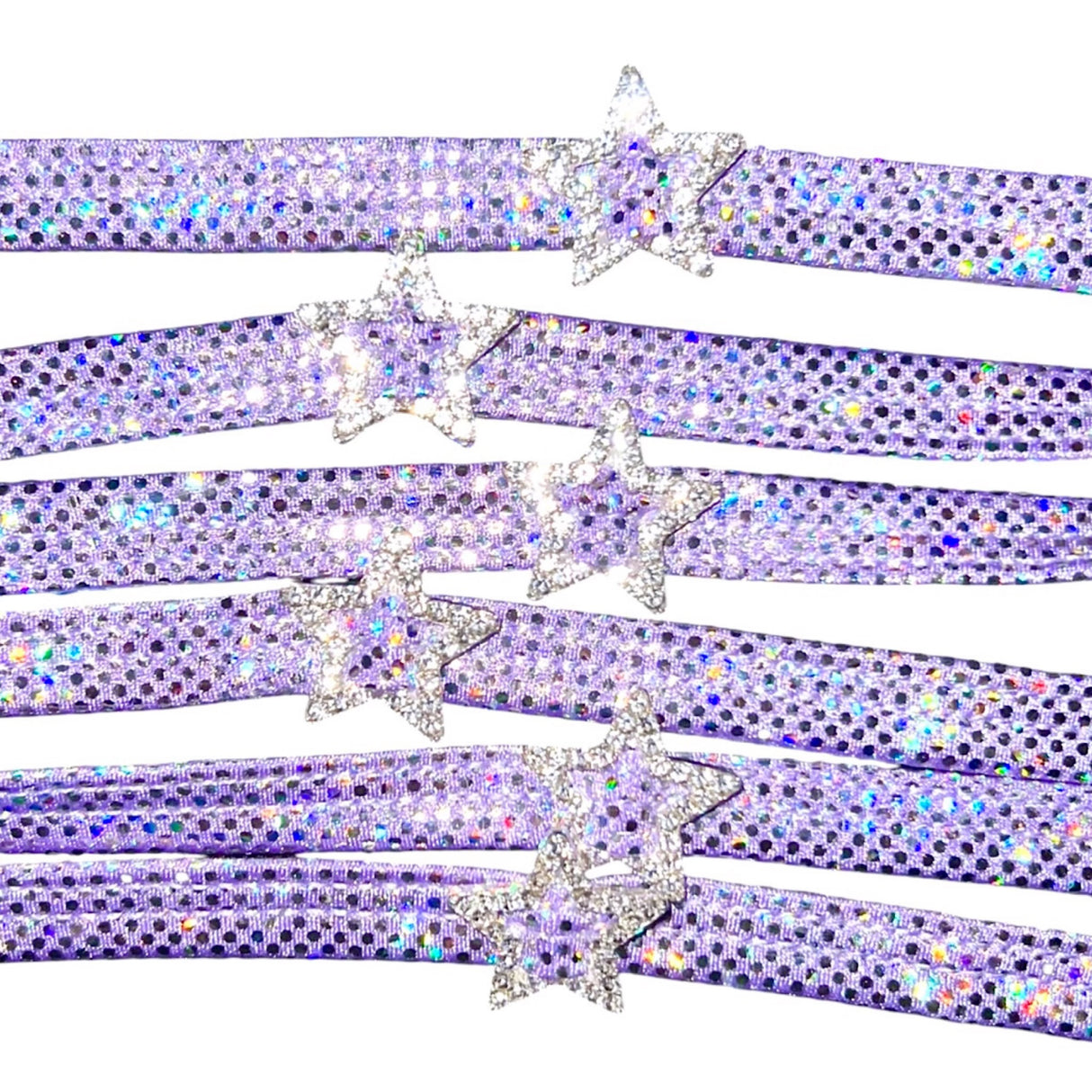 ACE Charm Choker: Halo Lavender w. Diamond Star