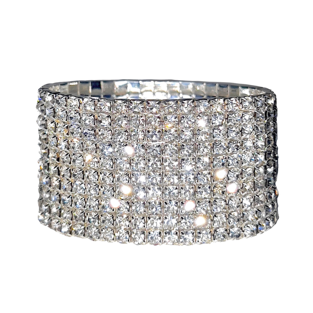 ICY Bracelet: Clear Diamonds 9 Row