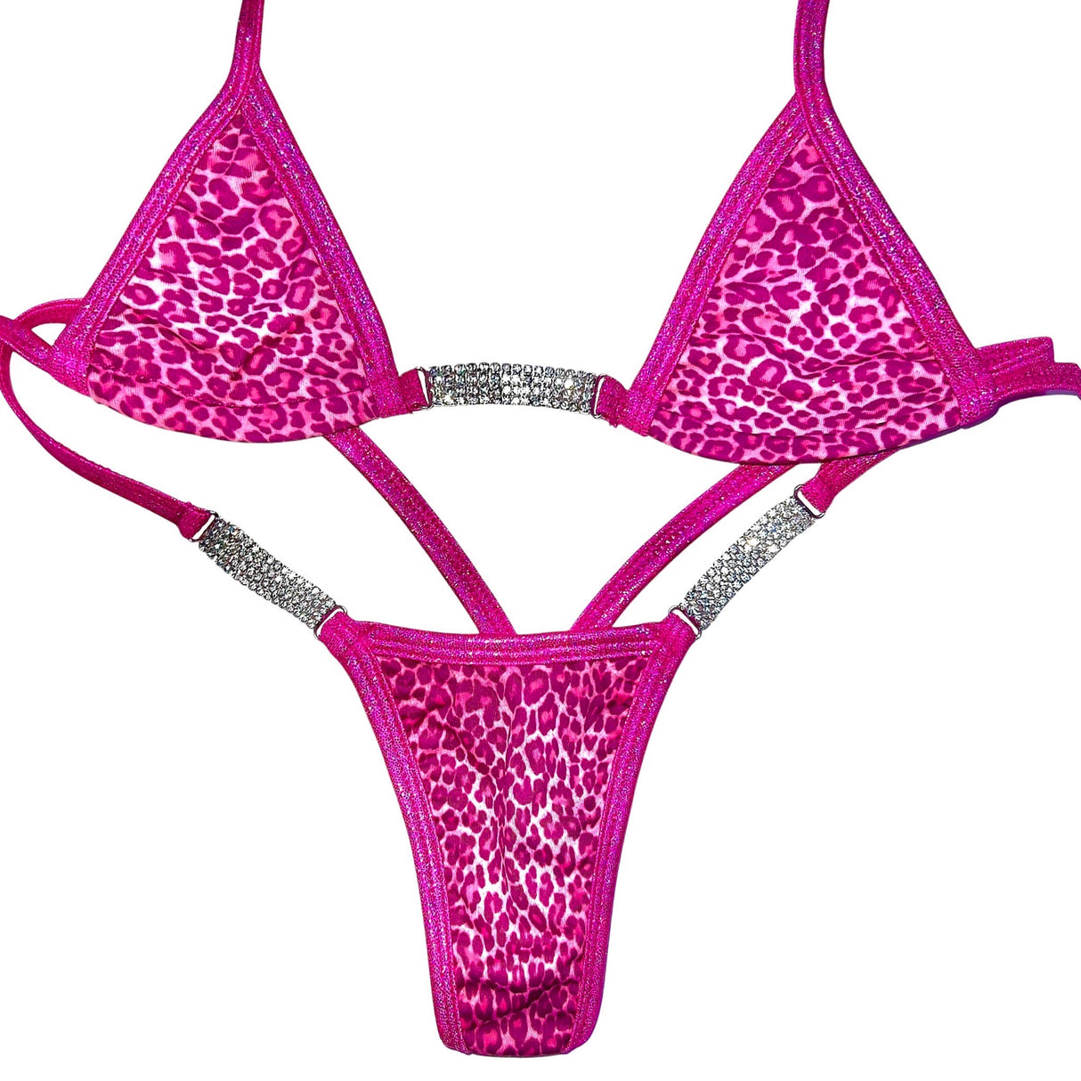 ACE Pretty Privilege Thong: Lil’ Panther Pink w. Fairy Dust Hot Pink