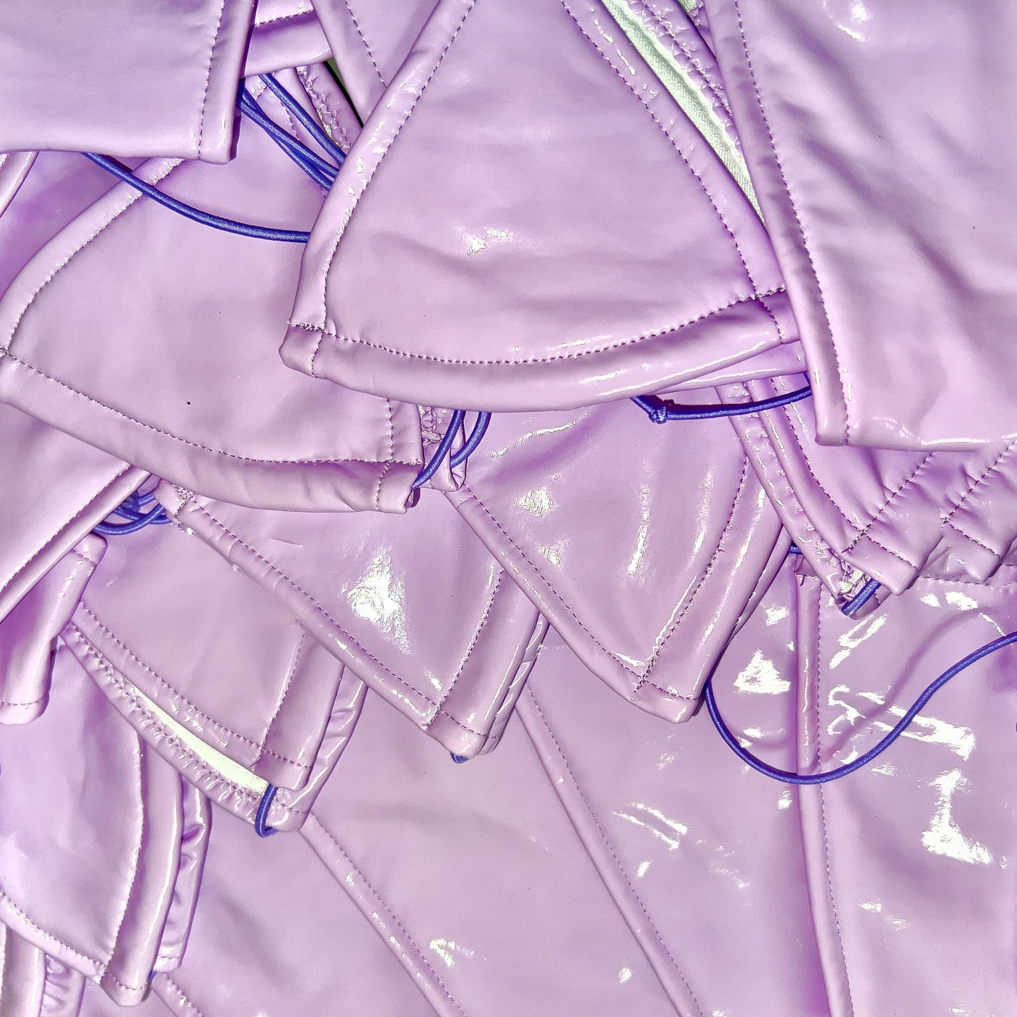 ACE Tieable Microkini: Latex Lilith Lilac
