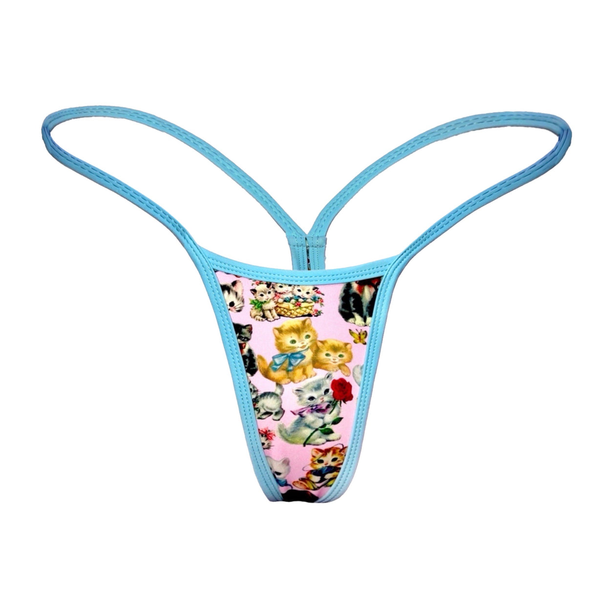 ACE Classic V Back Thong: Lil' Kittens