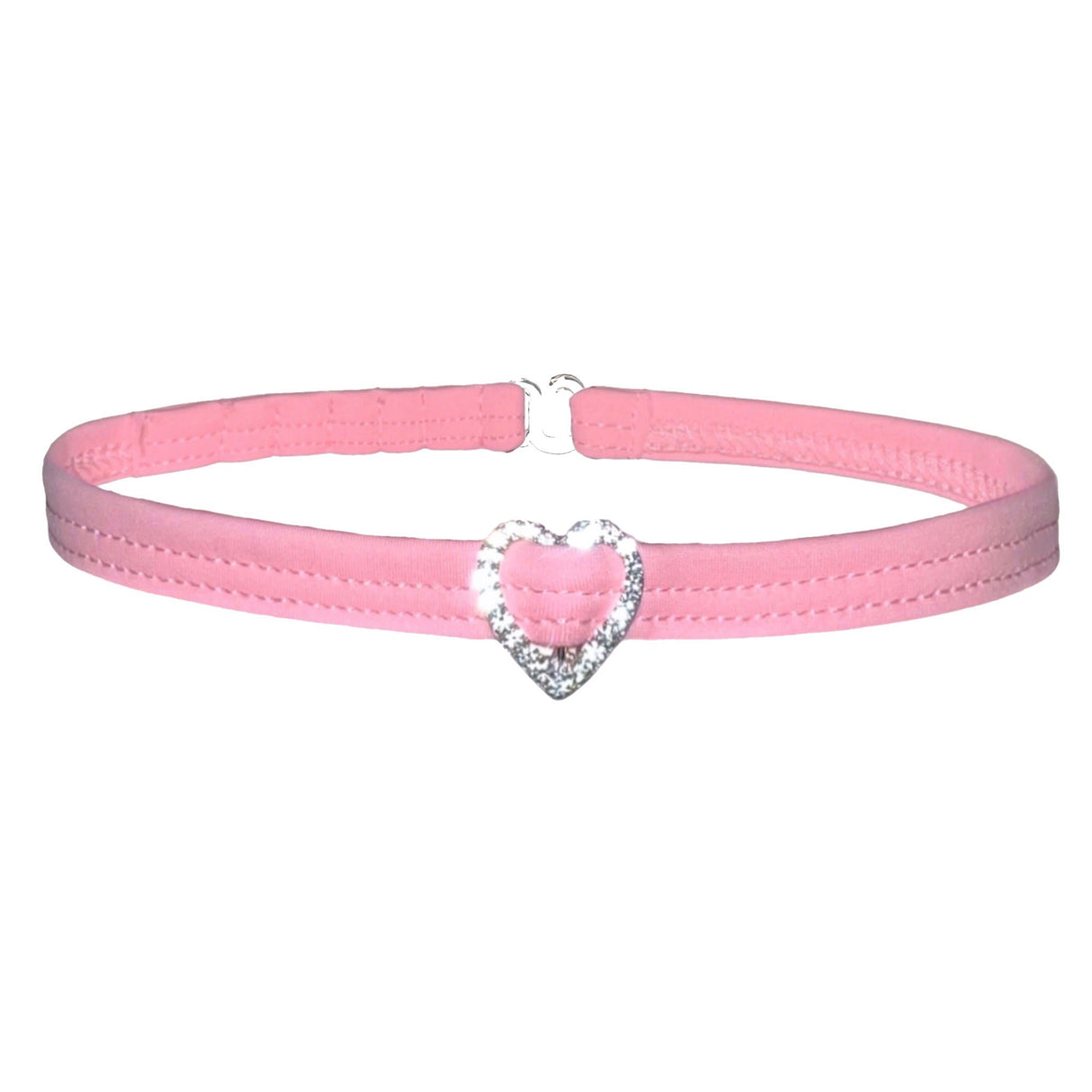 ACE Heart Charm Choker: I'm Baby Pink