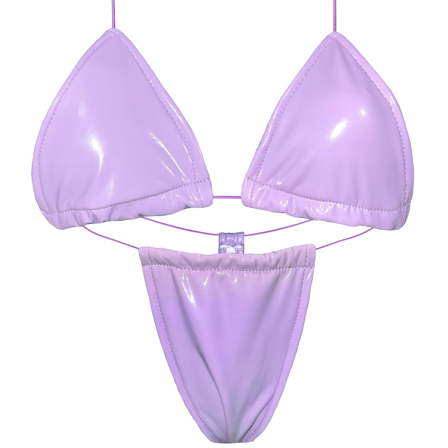 ACE Tieable Microkini: Latex Lilith Lilac