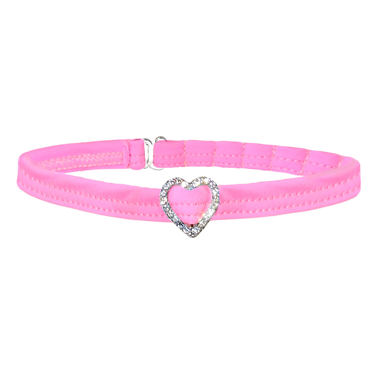 ACE Heart Charm Choker: Pink Sugar