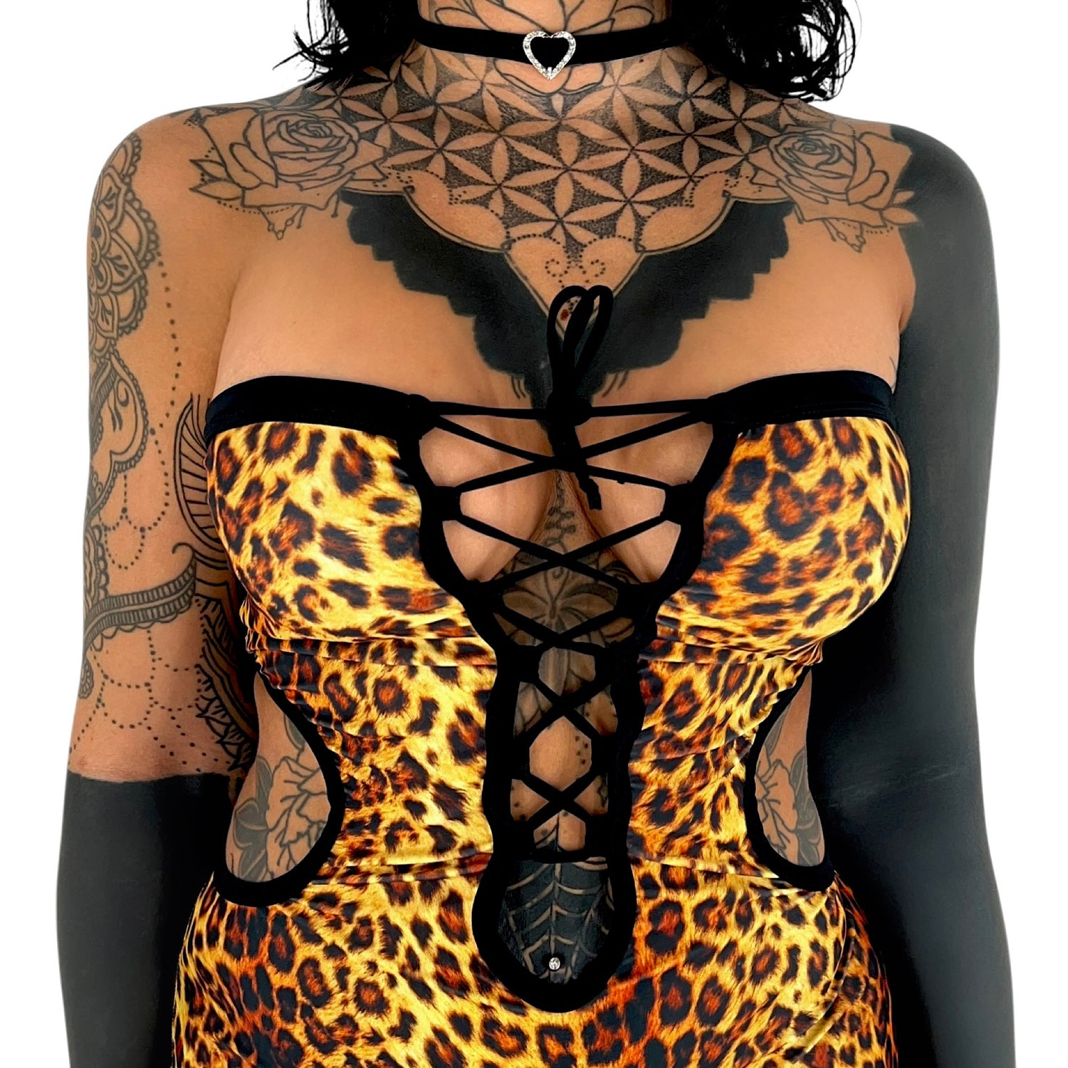 ACE Primal Instinct Mini Dress: Leopard