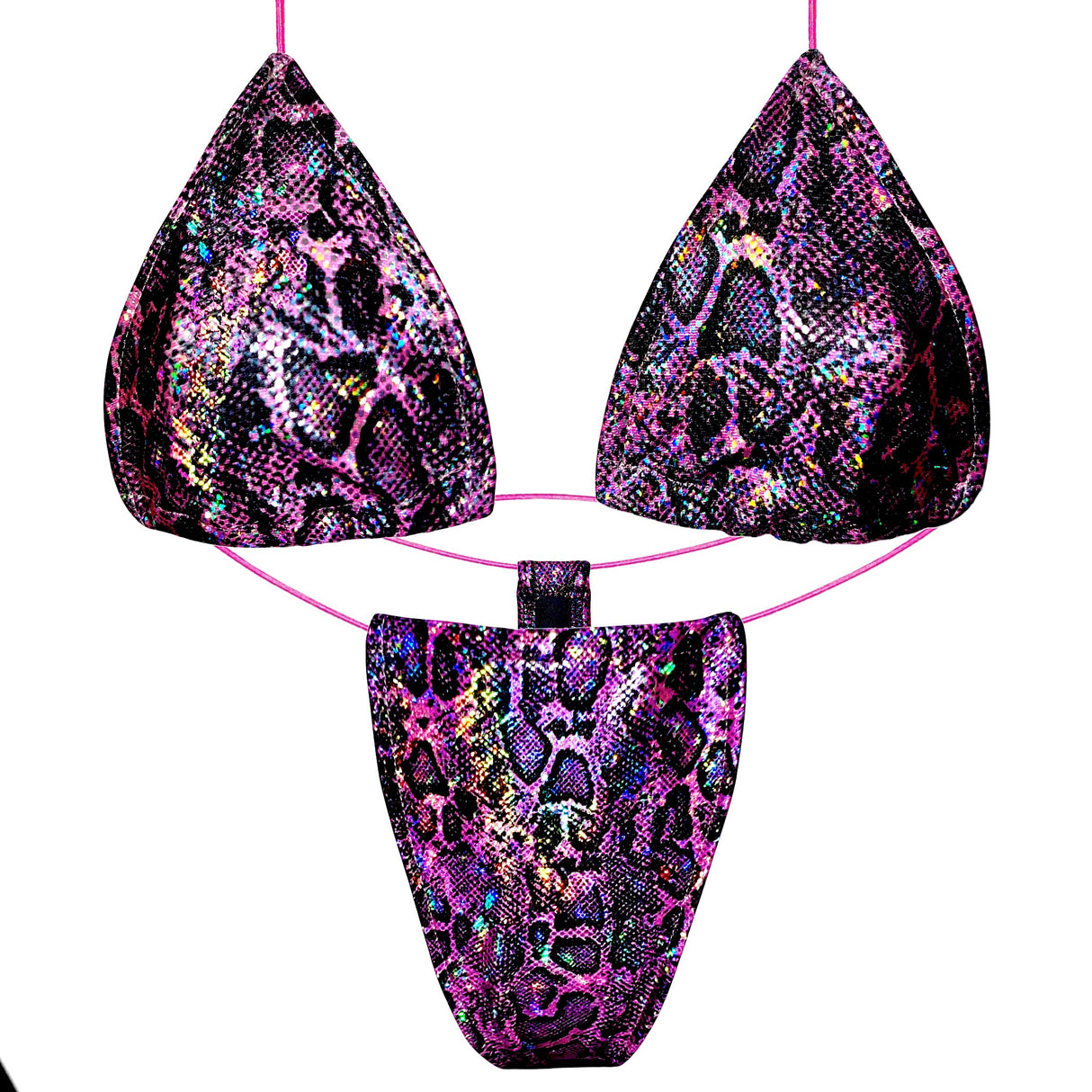 ACE Tieable Microkini: Venom Holo Pink