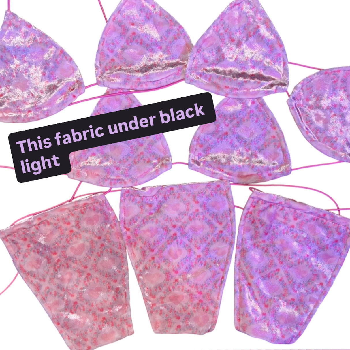ACE Tieable Microkini: Everybody's Crush Velvet Hearts CLOSEOUT