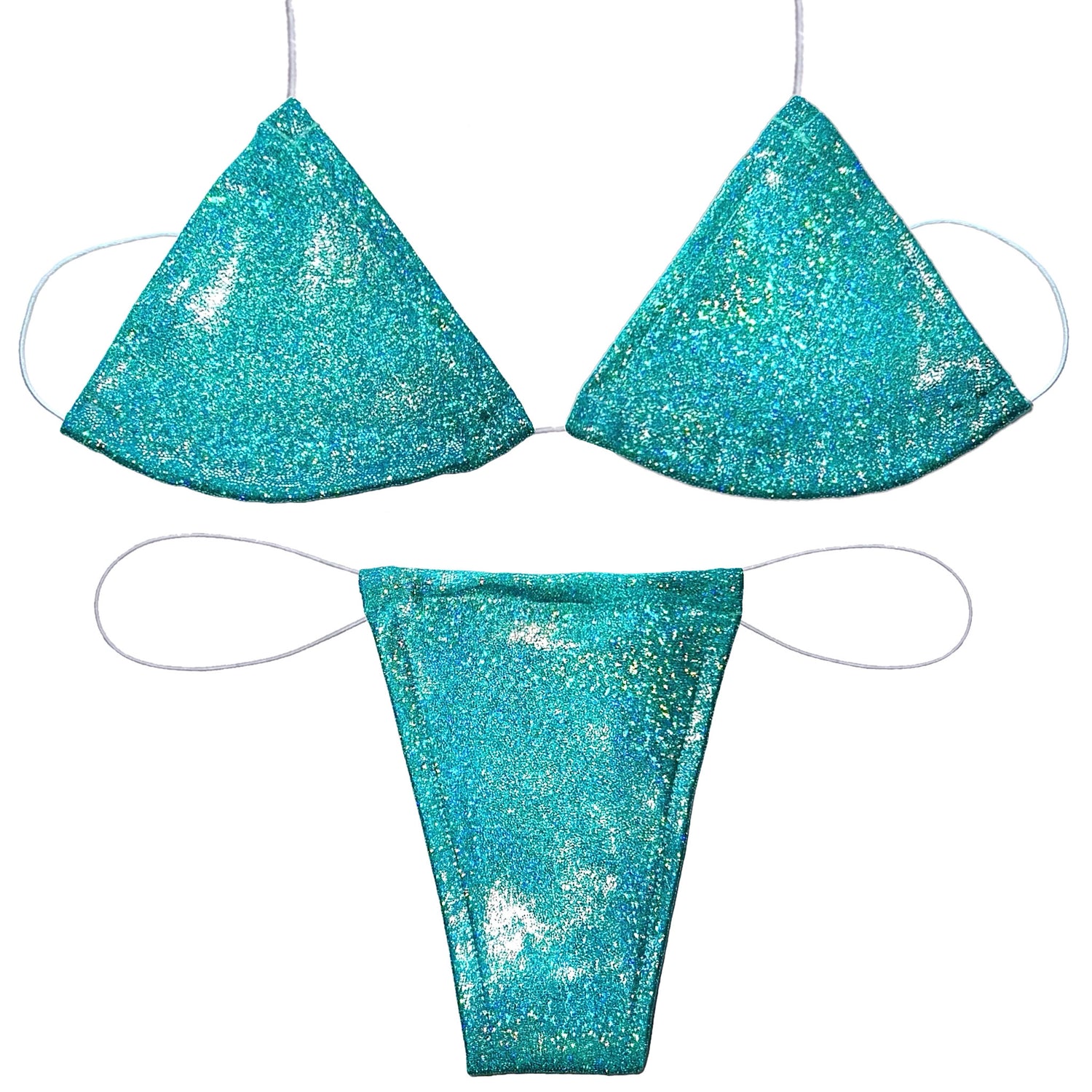 ACE Microkini Set + Heart Charm Choker: Fairy Dust Mint