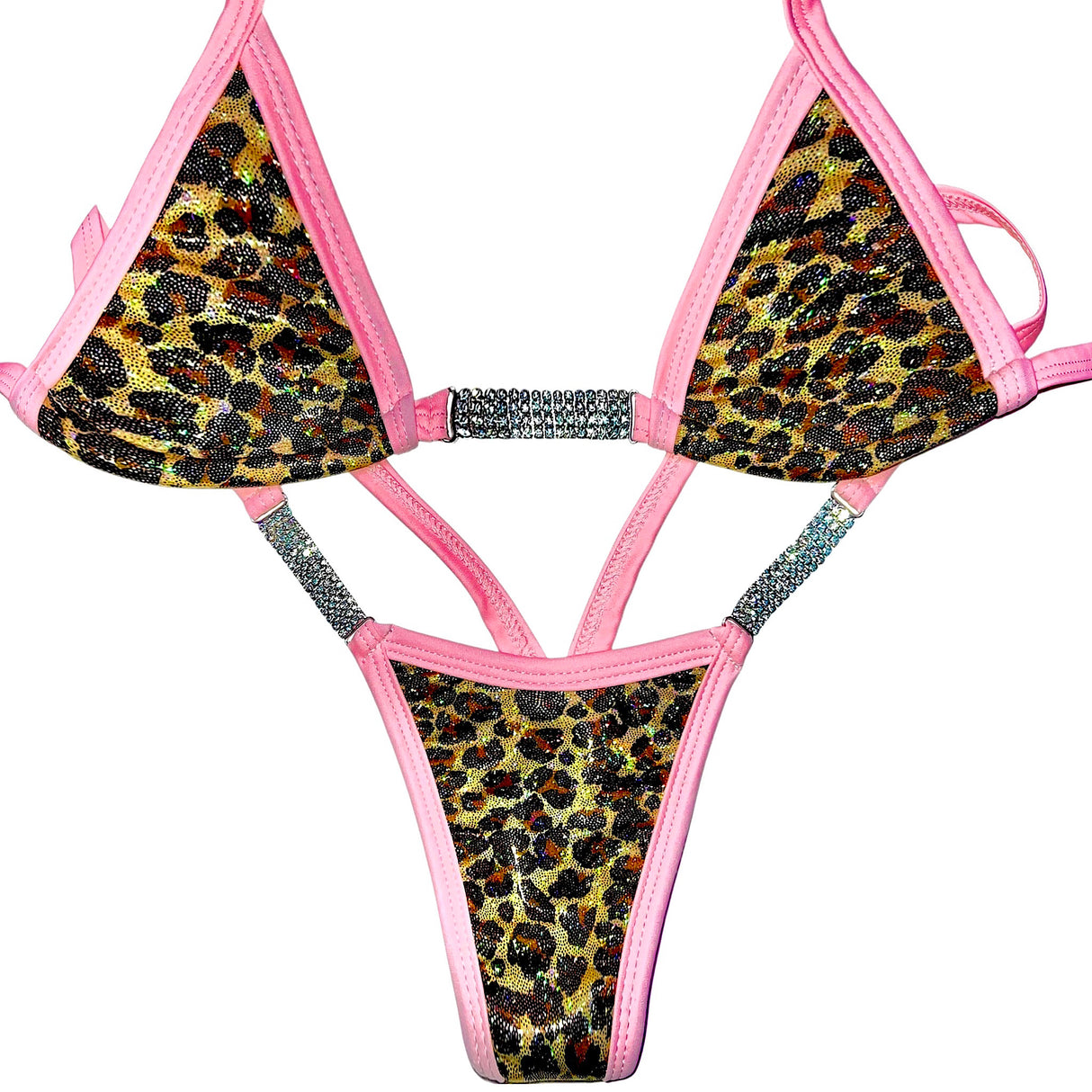 ACE Pretty Privilege Tri Top: Fairy Dust Cheetah w. I'm Baby Pink