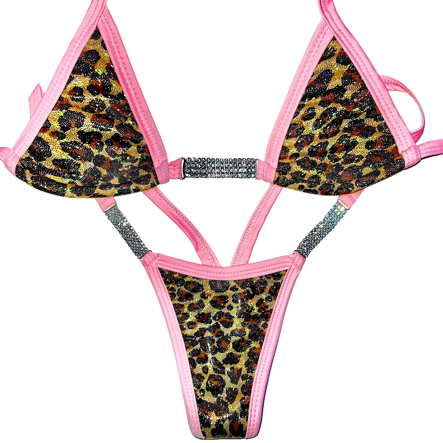 ACE Pretty Privilege Tri Top: Fairy Dust Cheetah w. I'm Baby Pink