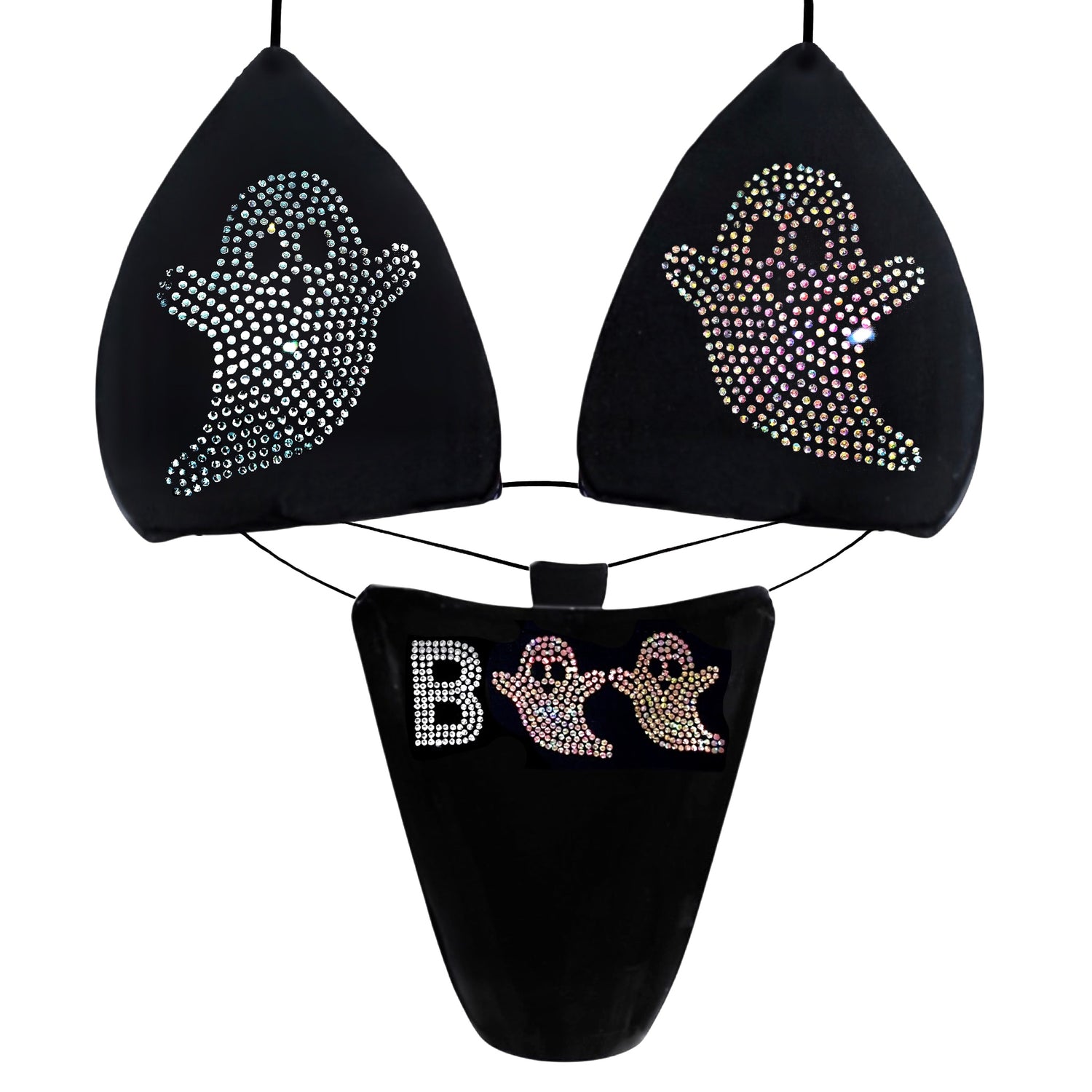 ACE Tieable Microkini: BOO! Diamond Ghosts