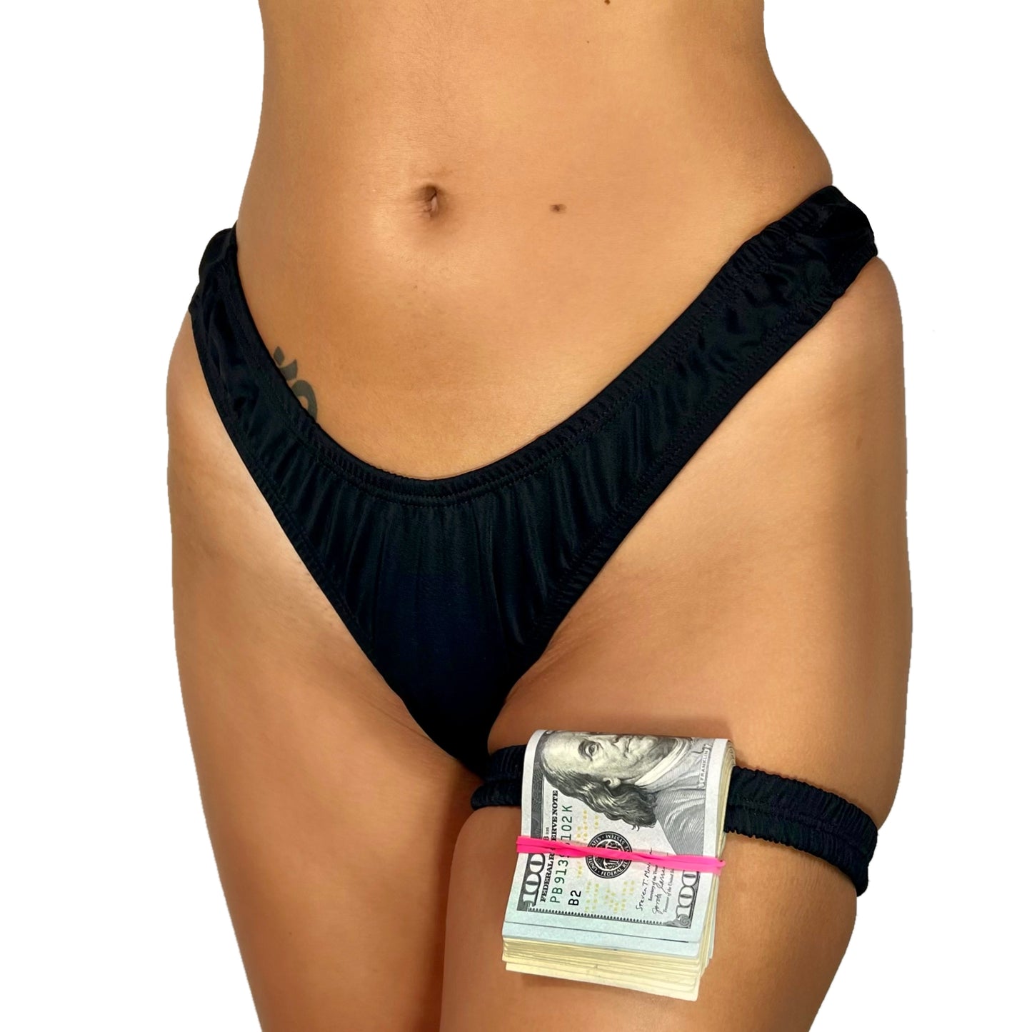ACE Hourglass Thong: Demon Time Black