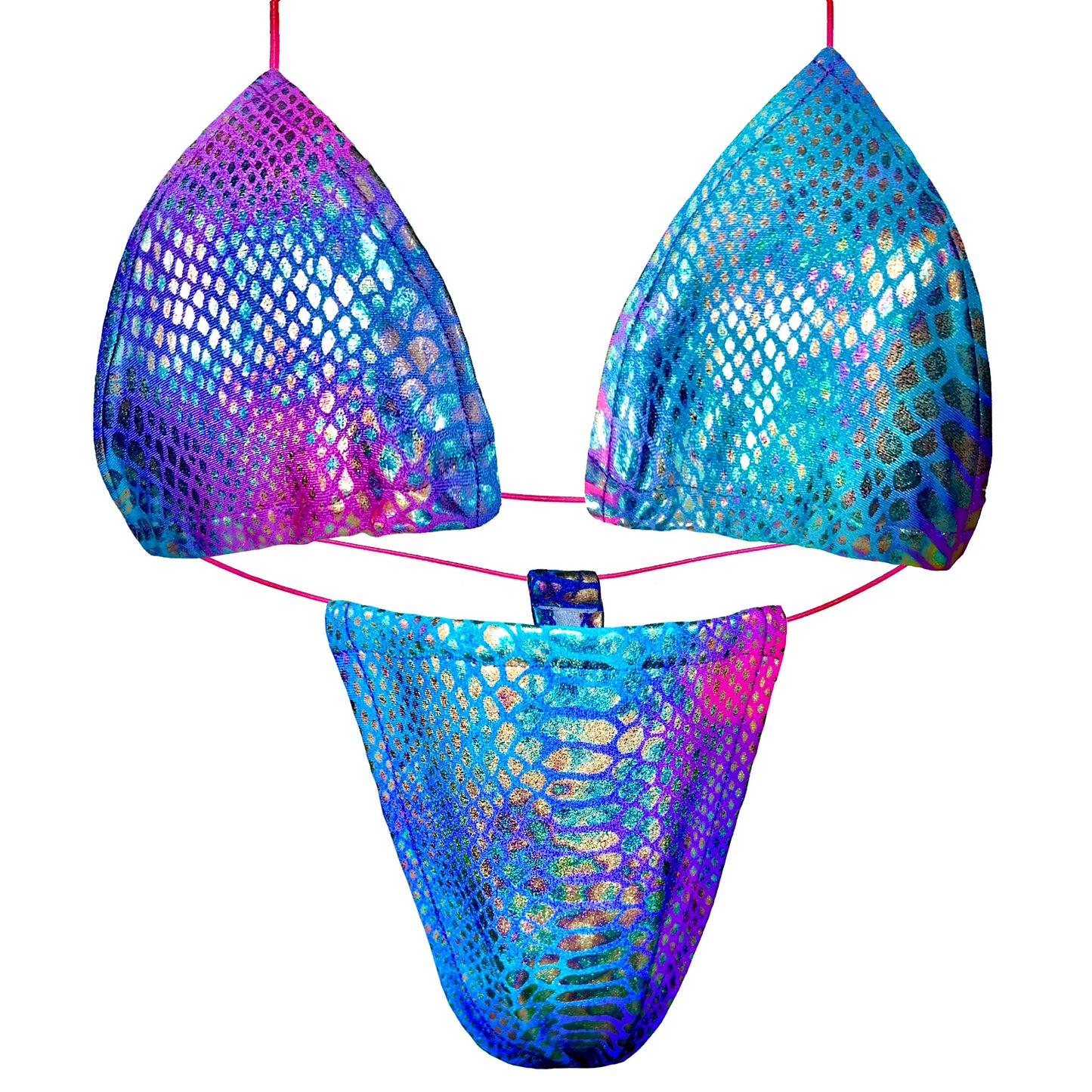 ACE Tieable Microkini: Cotton Candy Snakeskin
