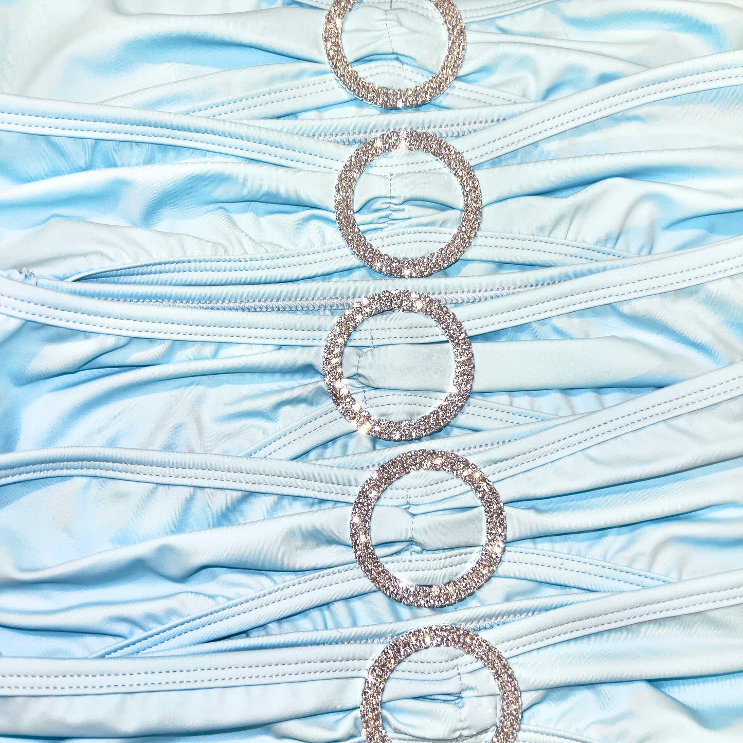 ACE Diamond Doll Bandeau Top: Lil' Baby Blue
