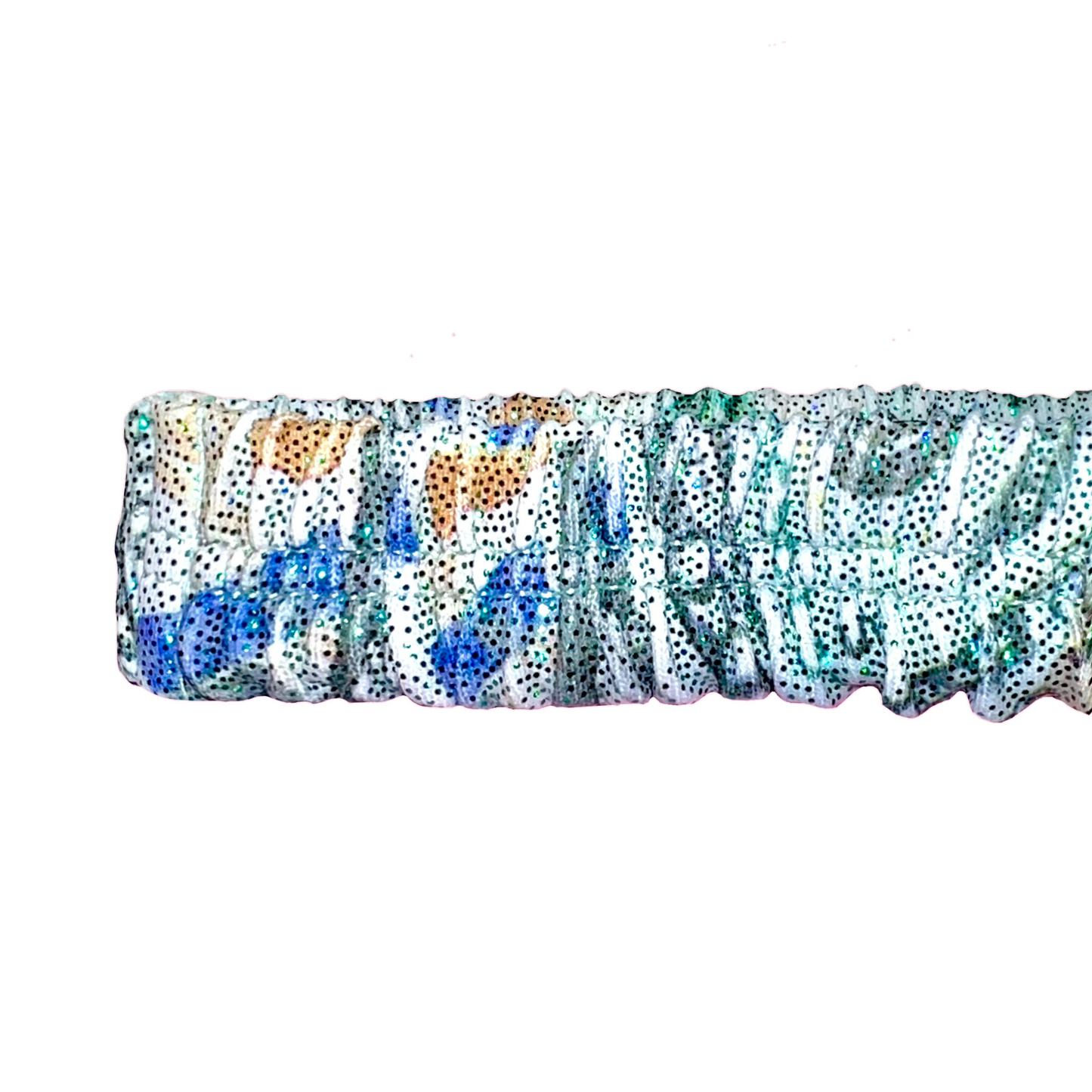 ACE Gathered Garter: HU$TLER Green Sparkly Money