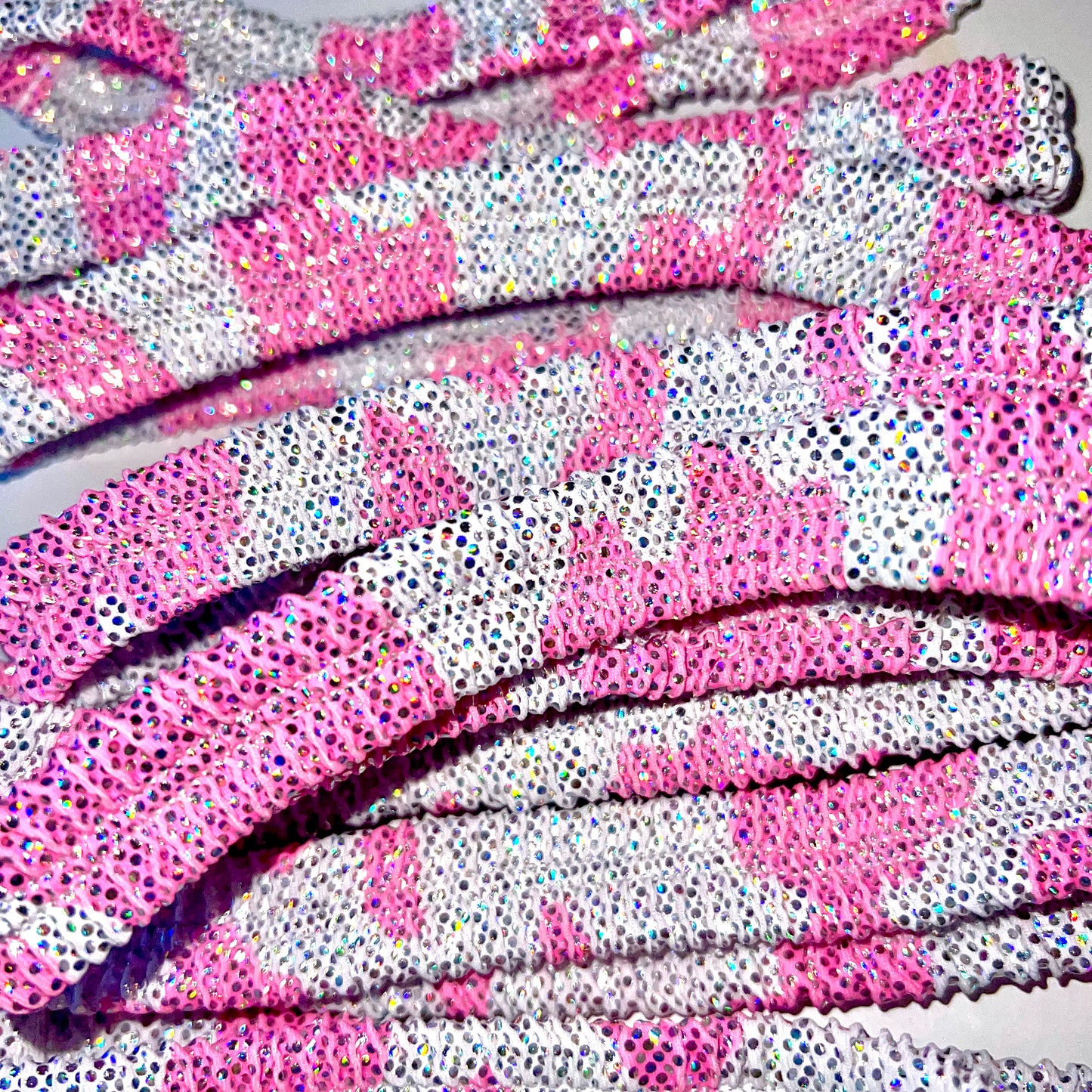ACE Gathered Garter: Strawberry Milk