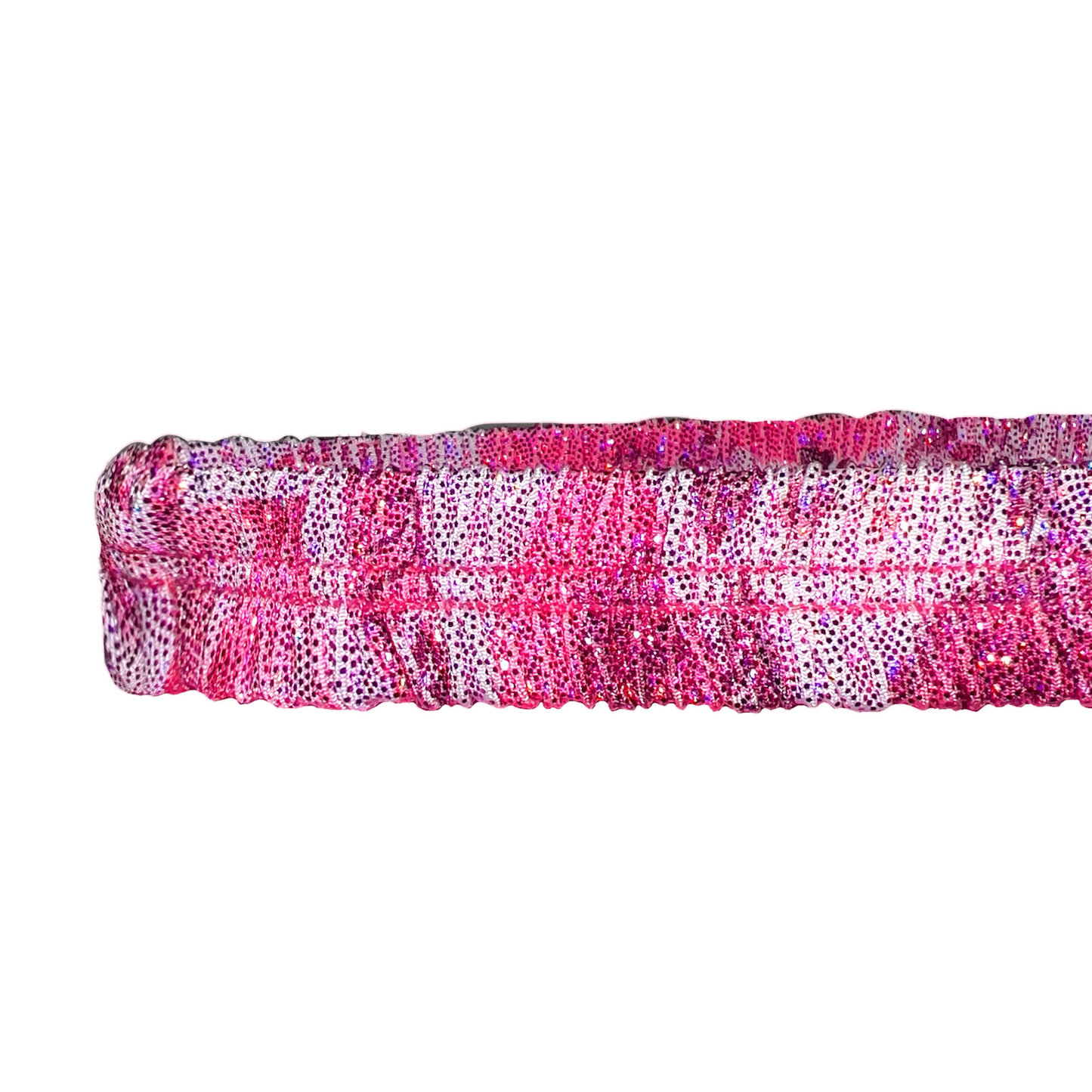ACE Gathered Garter: HU$TLER Pink Sparkly Money
