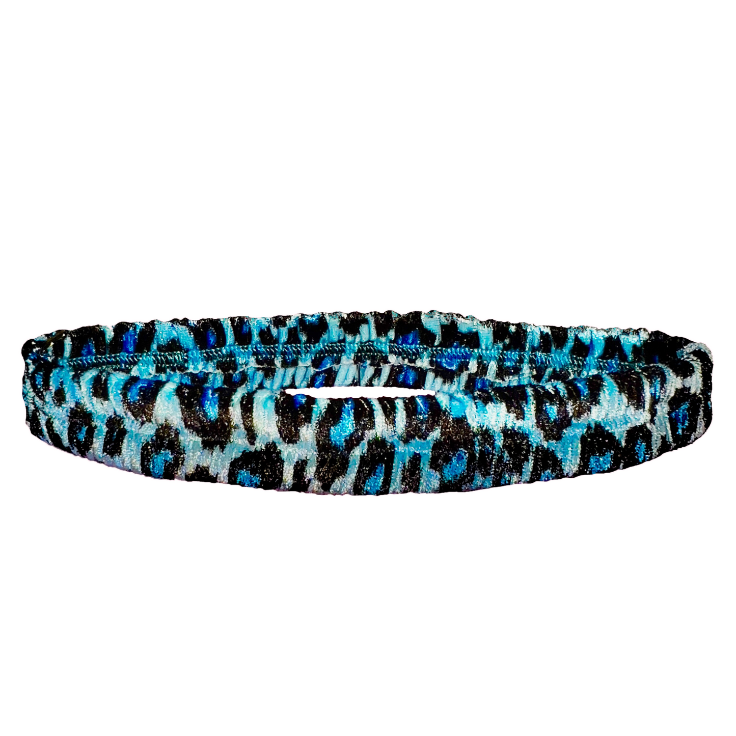 ACE Gathered Garter: Kitten Velvet Blue