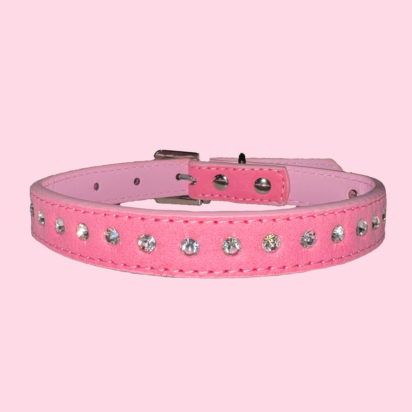 Diamond Collar Choker: Pink