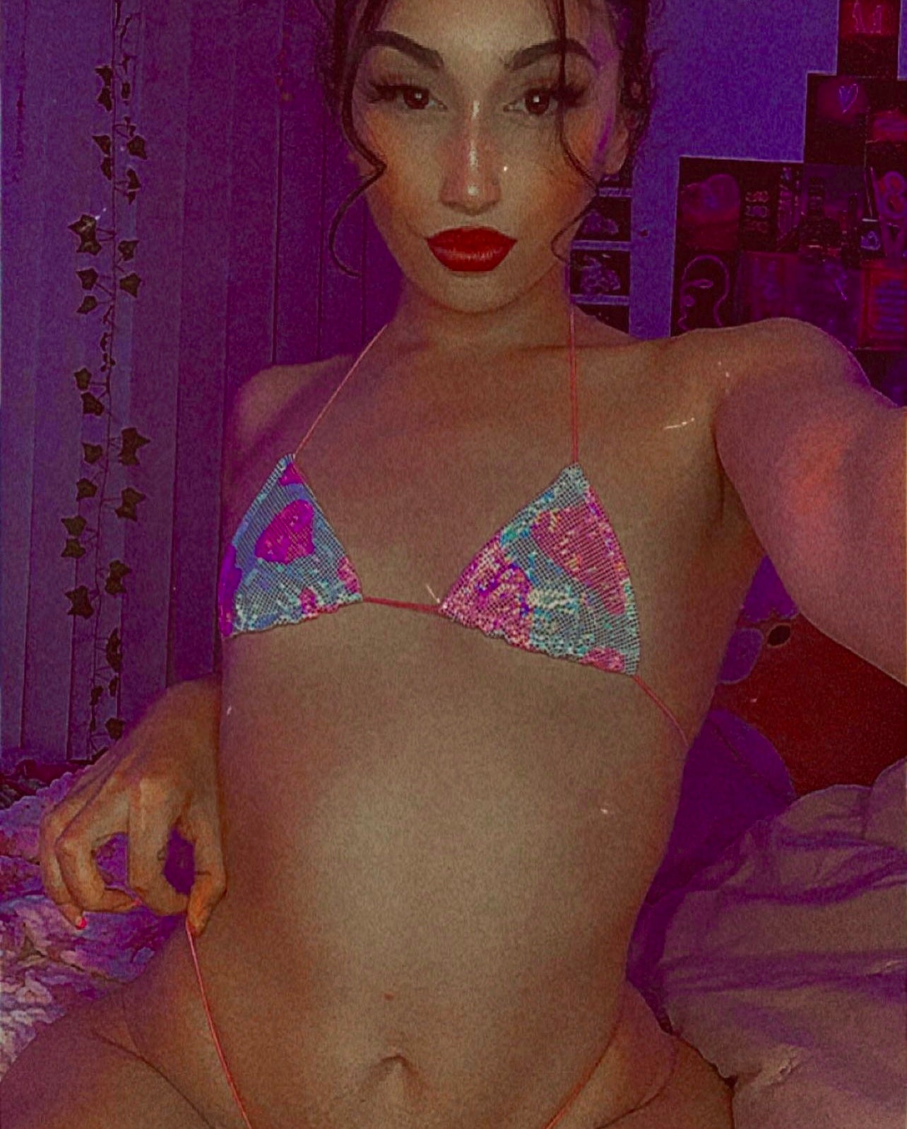 ACE Tieable Microkini: Strawberry Milk