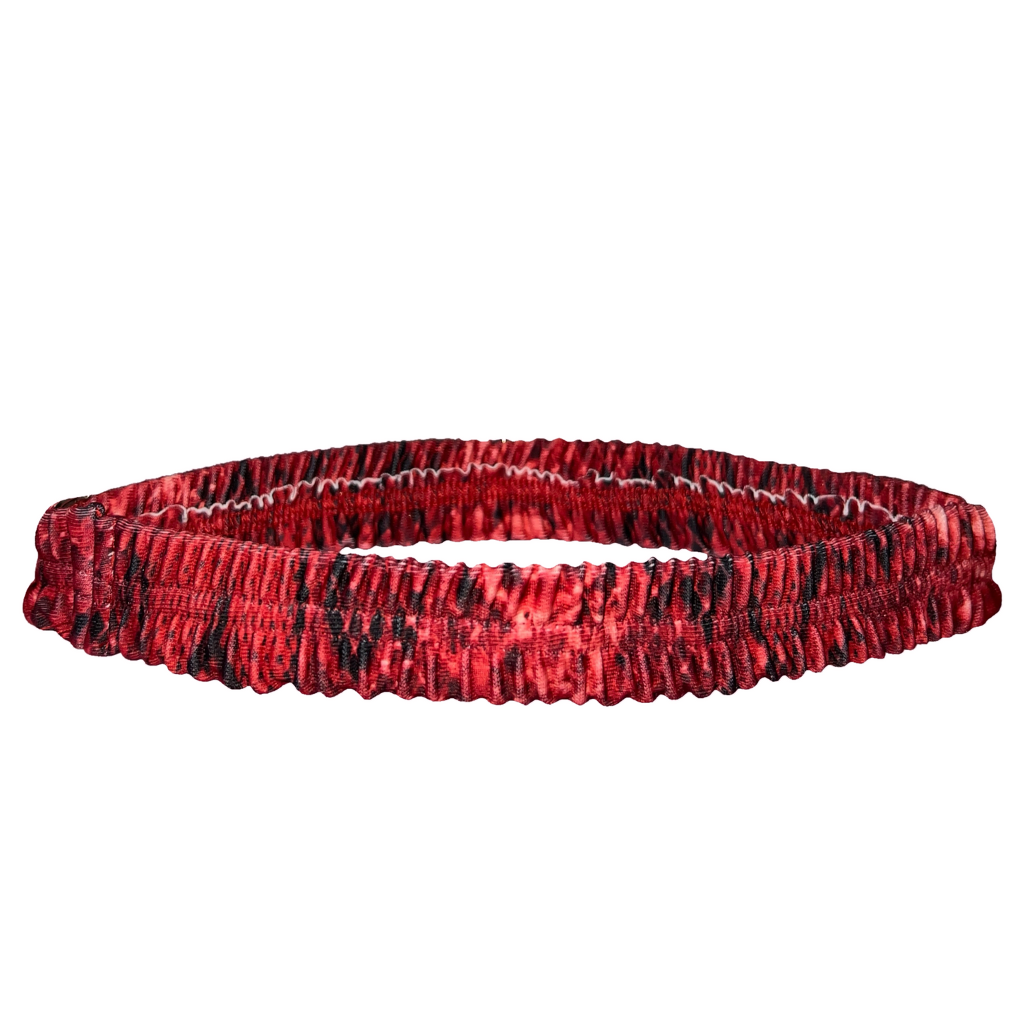 ACE Gathered Garter: Venom Red