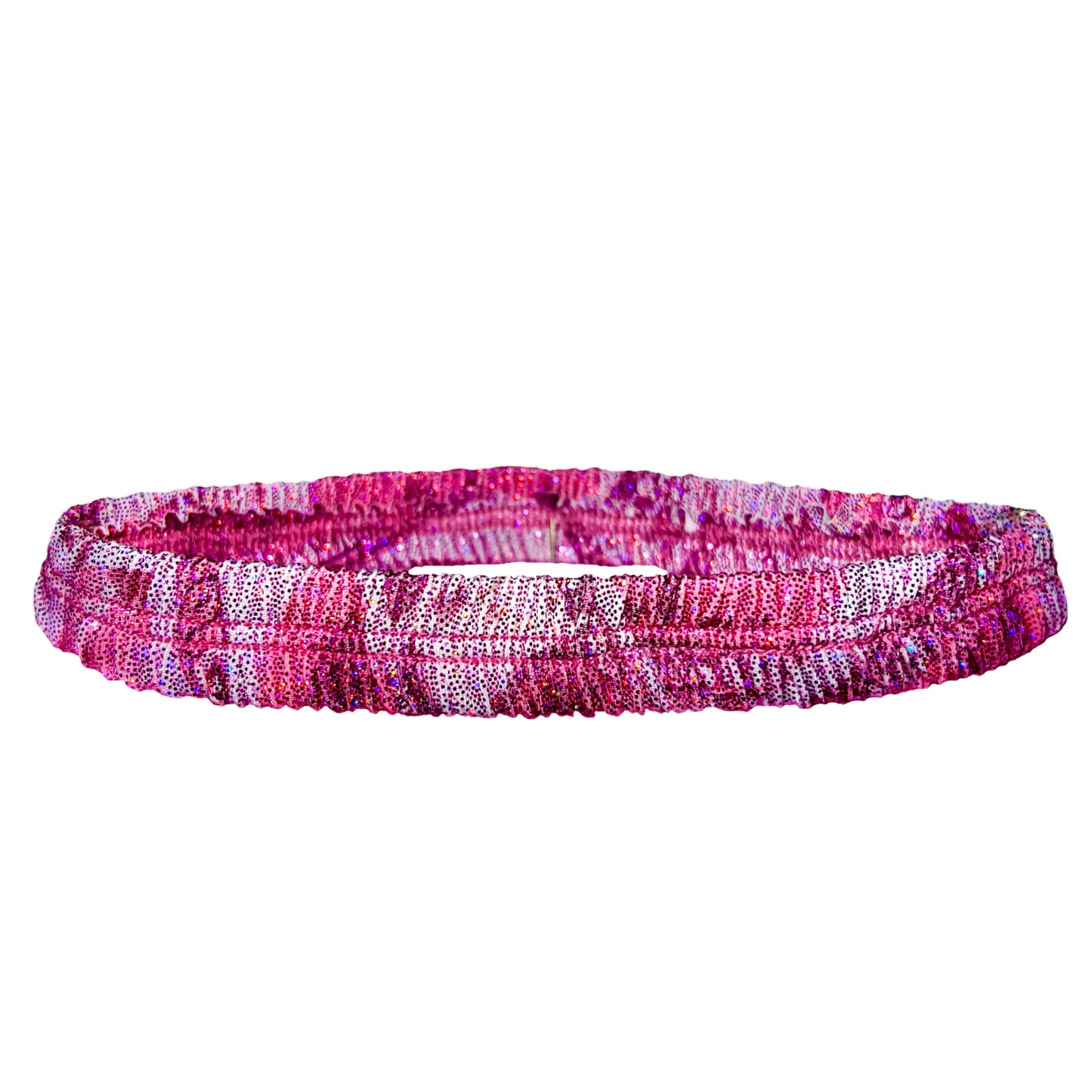 ACE Gathered Garter: HU$TLER Pink Sparkly Money
