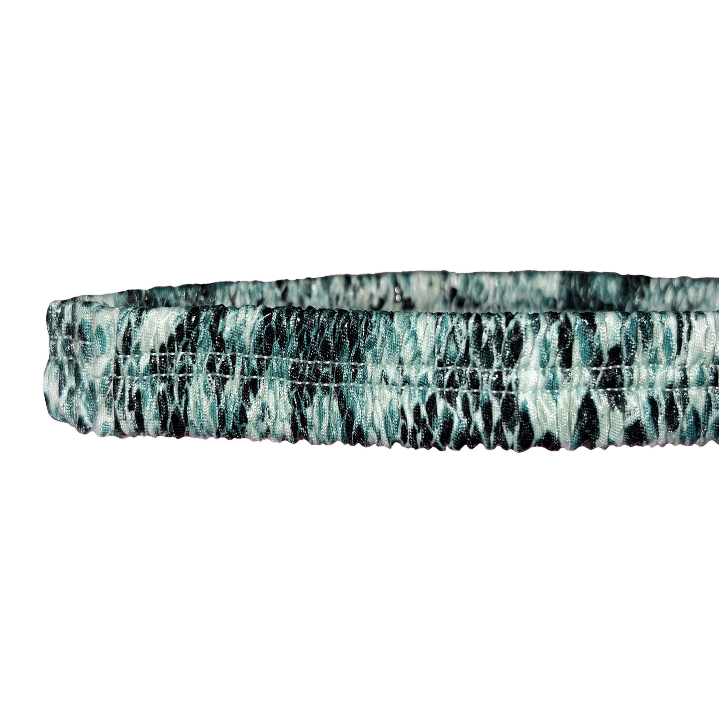 ACE Gathered Garter: Anaconda Grey