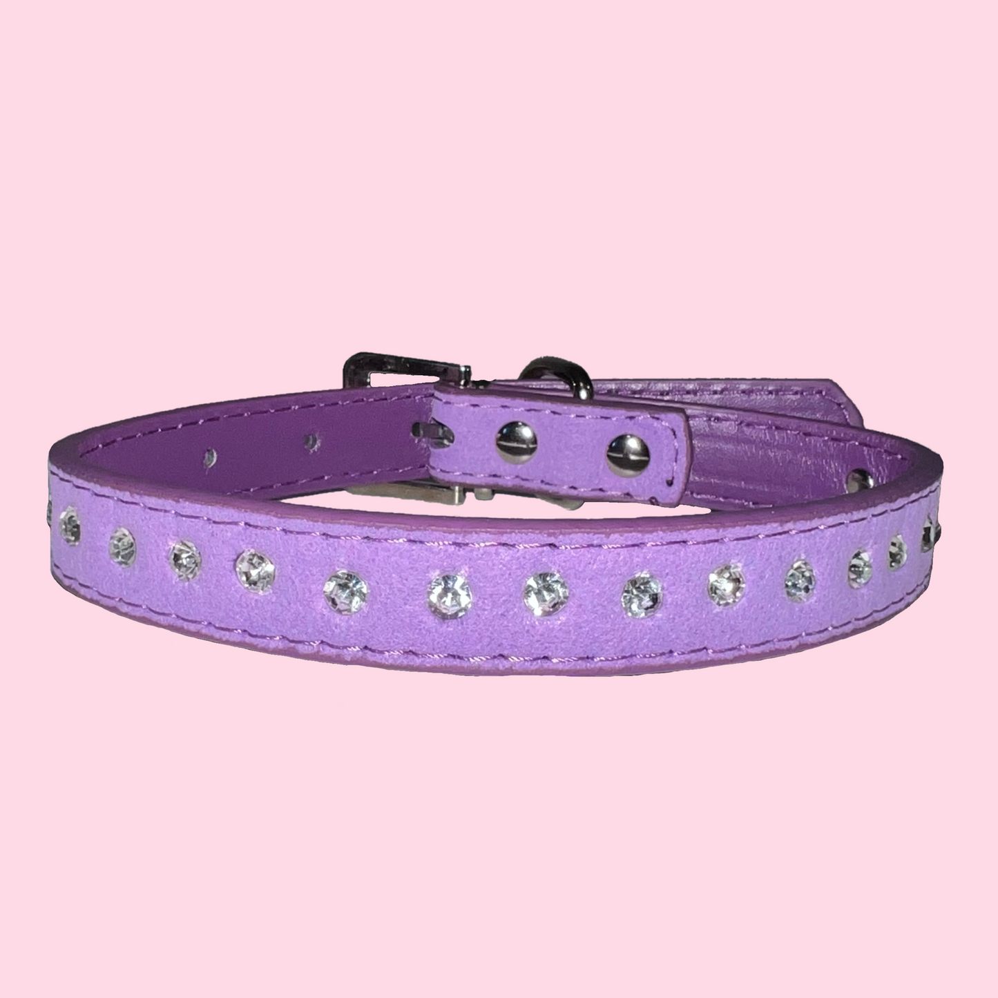 Diamond Collar Choker: Purple