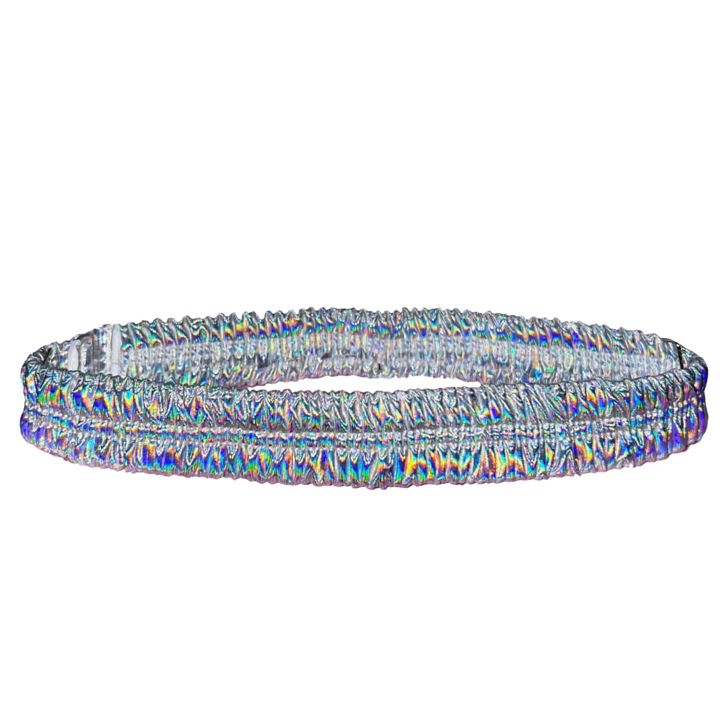 ACE Gathered Garter: Liquid Silver