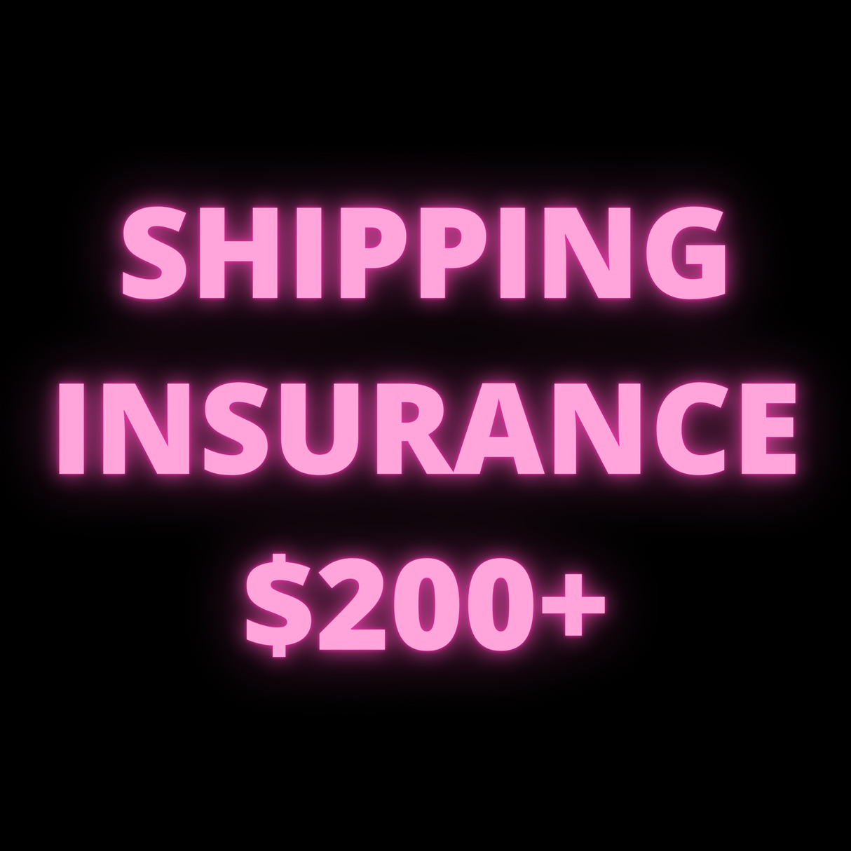 BUY SHIPPING INSURANCE!
