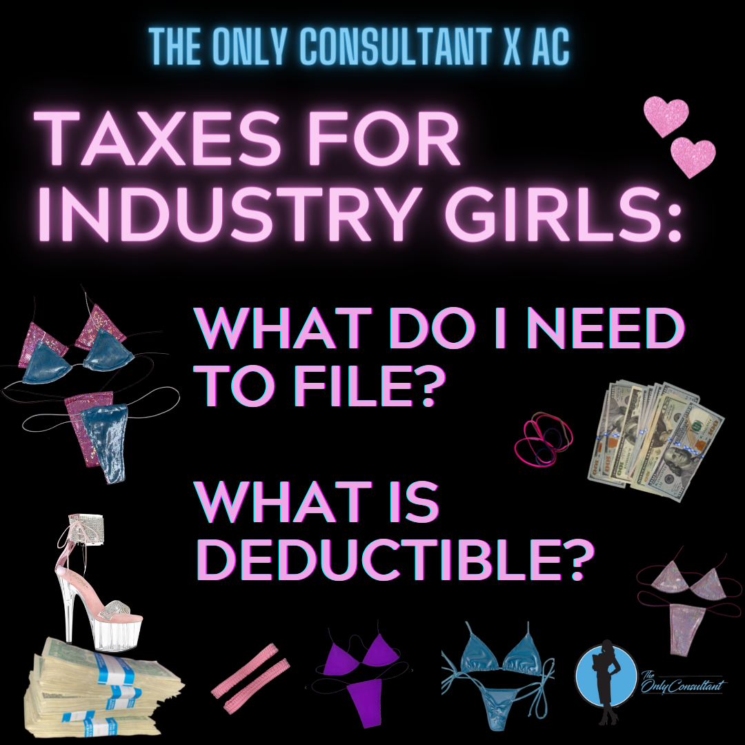 The Only Consultant on TAXES: Part 1: What do I need to file, and What is actually Deductible?