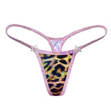 ACE Classic Thong: Glossy Leopard n' Halo Baby Pink