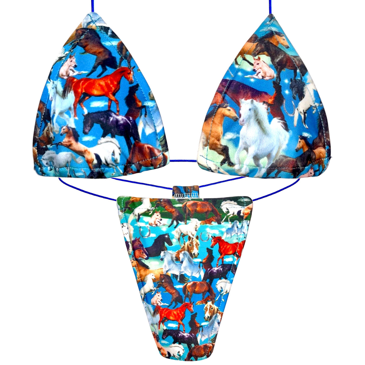 ACE Tieable Microkini: Wild, Wild Horses